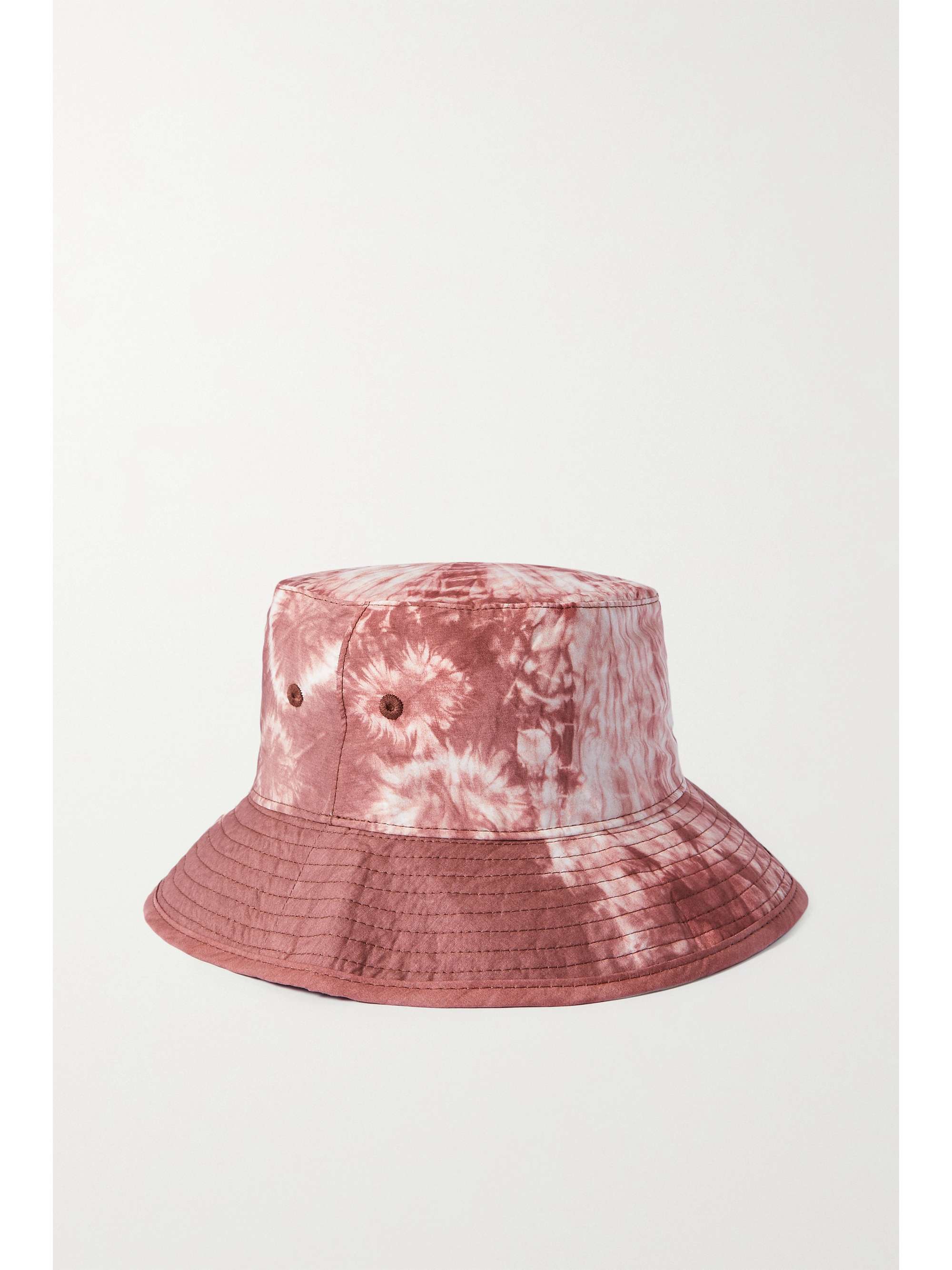 Pink Brimmo tie-dyed cotton-poplin 