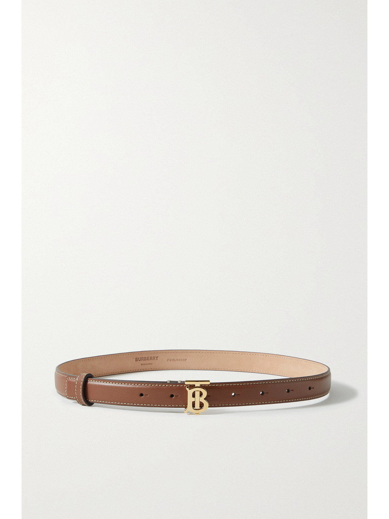 Burberry Leather Belt - Brown