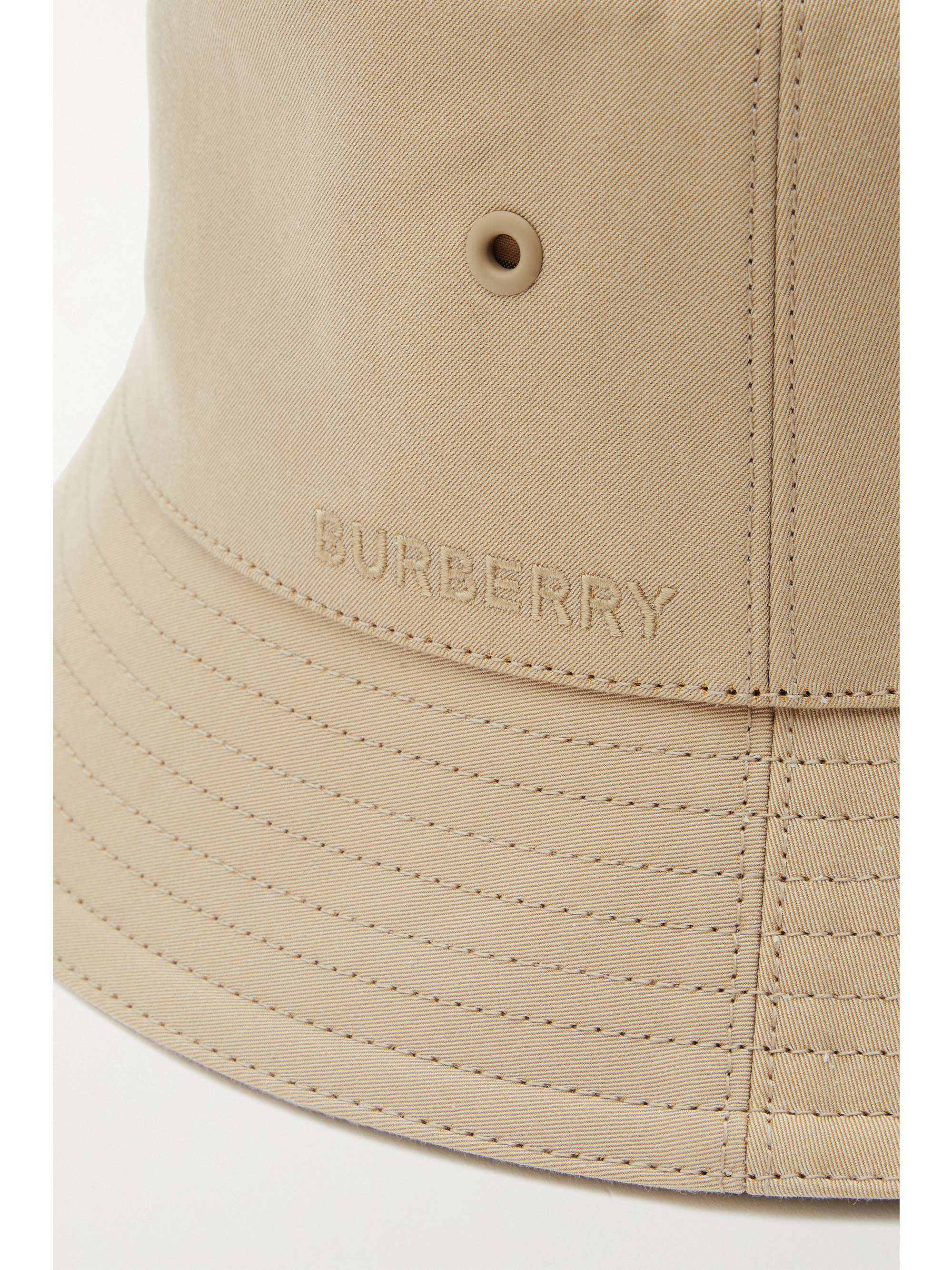 BURBERRY Reversible embroidered cotton-gabardine bucket hat