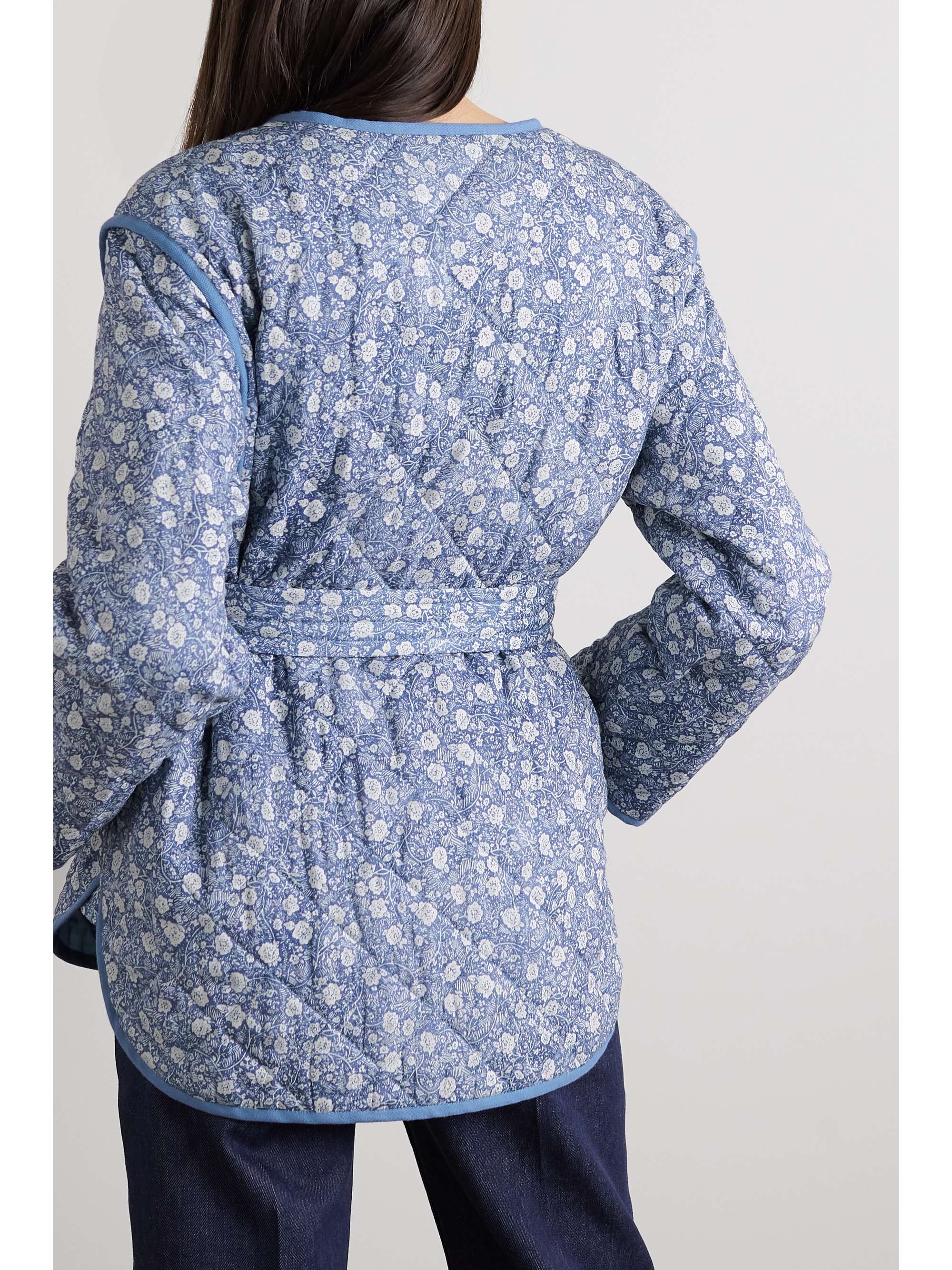 long jacquard jacket