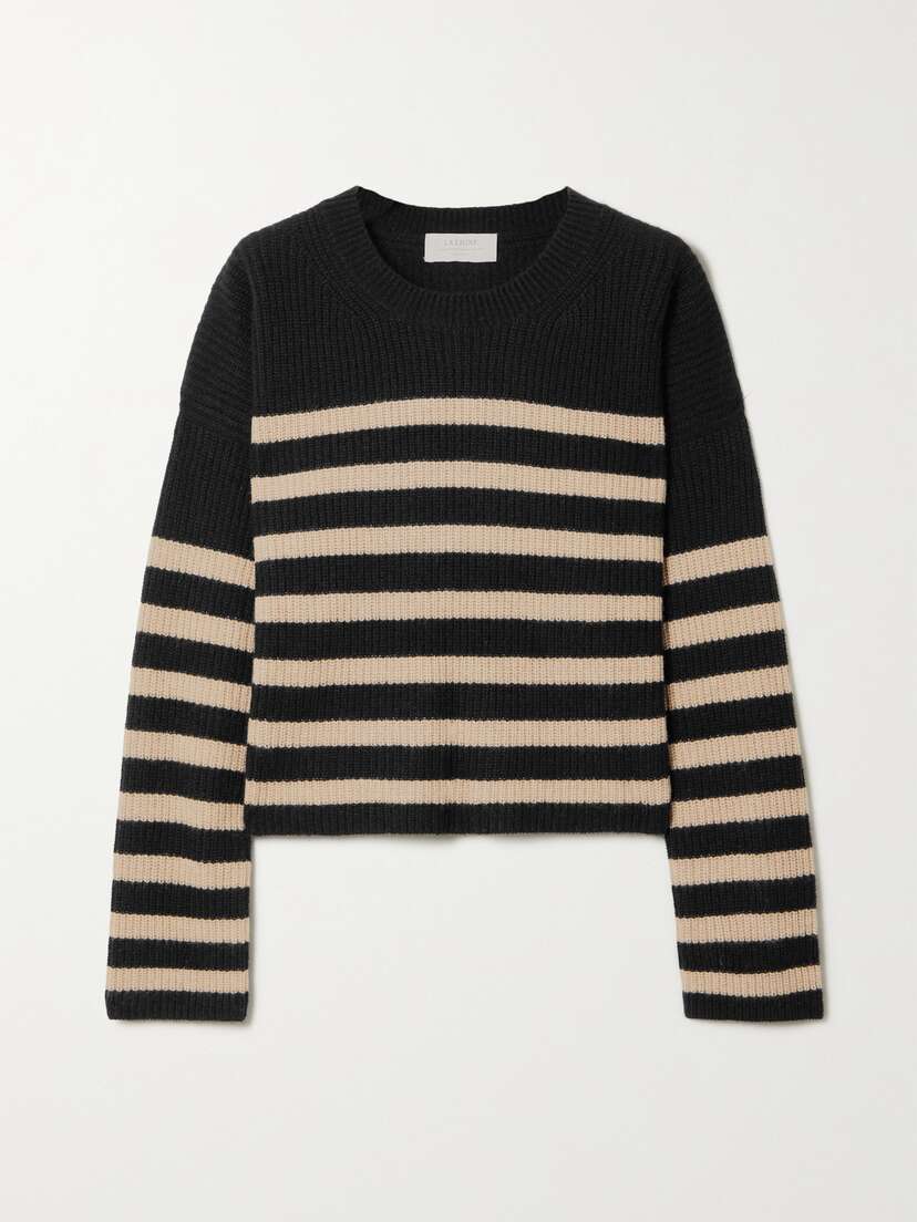 La Ligne Mini Toujours Striped Cashmere Sweater