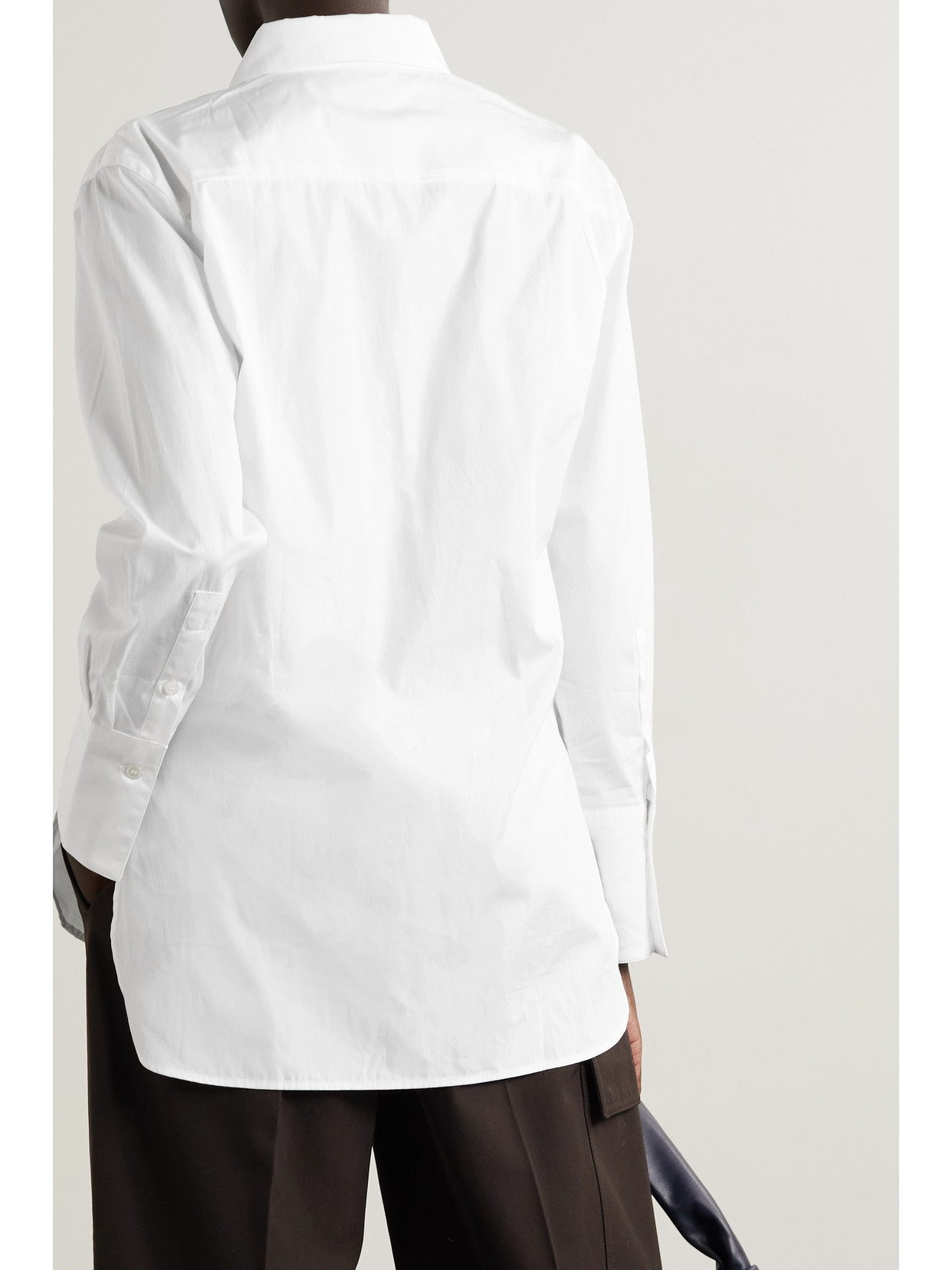 Joseph Joe Cotton Poplin Shirt In White