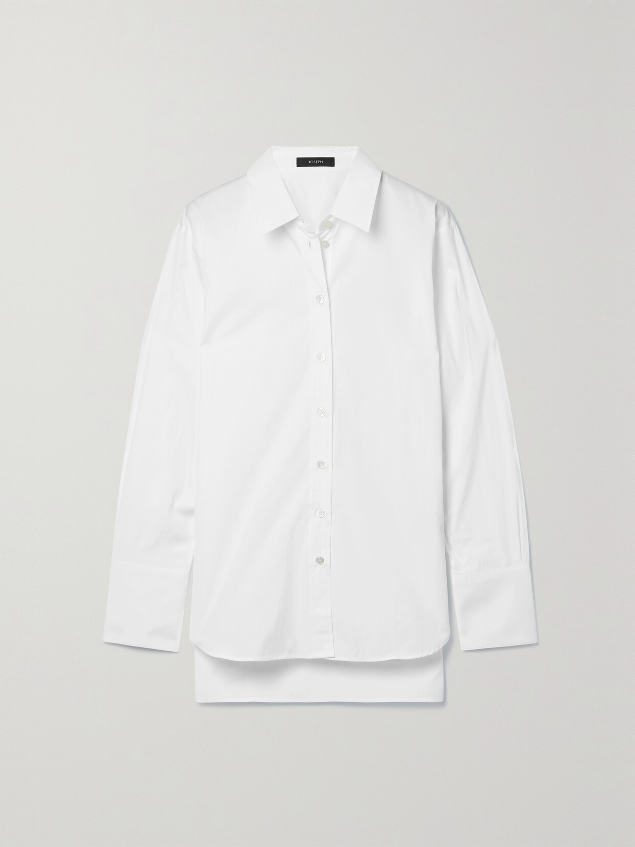 Joseph Joe Cotton Poplin Shirt In White