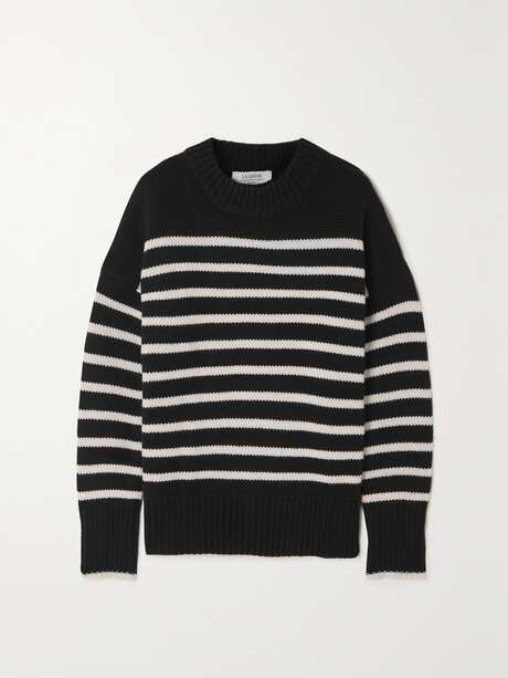 LA LIGNE Marin striped wool and cashmere-blend sweater | NET-A-PORTER