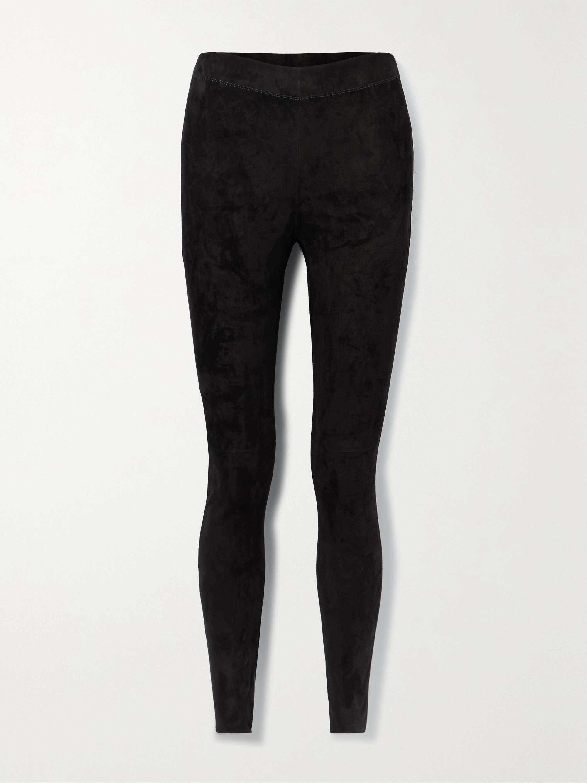 Stretch-garbardine leggings