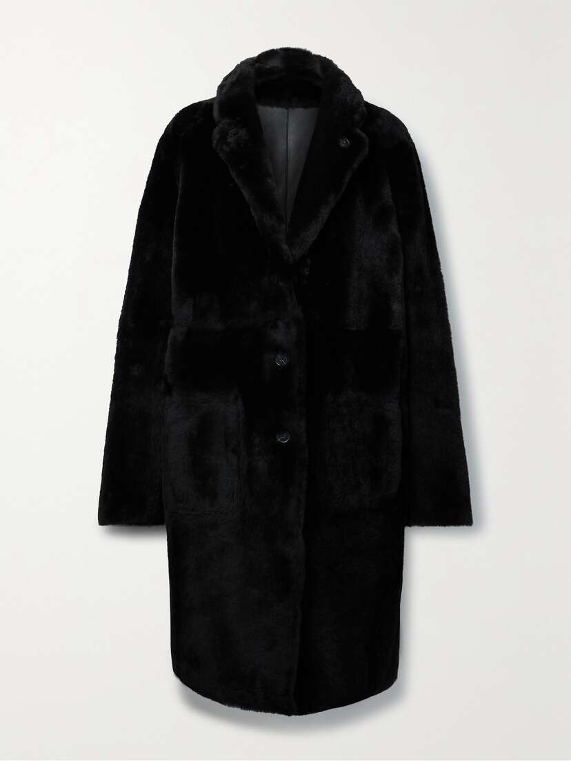 Joseph Britanny Reversible Shearling And Leather Coat