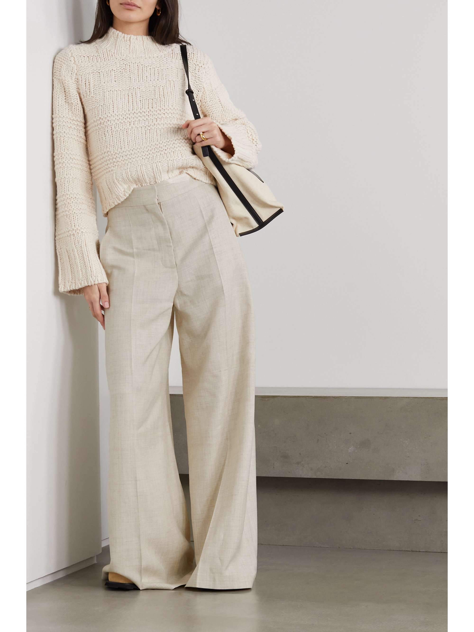 Tacita woven wide-leg pants