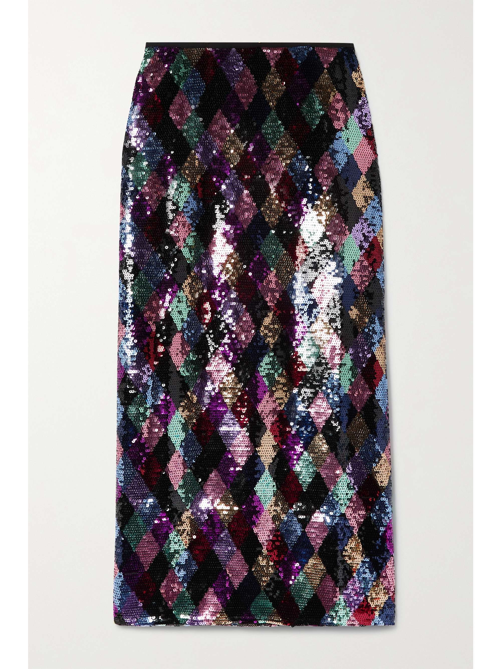 sequin midi skirts
