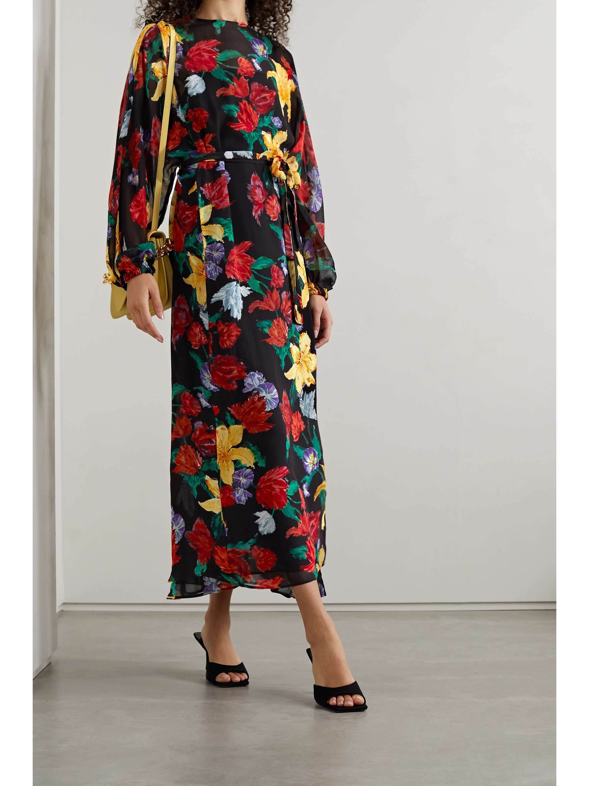 chiffon midi dress | RIXO 