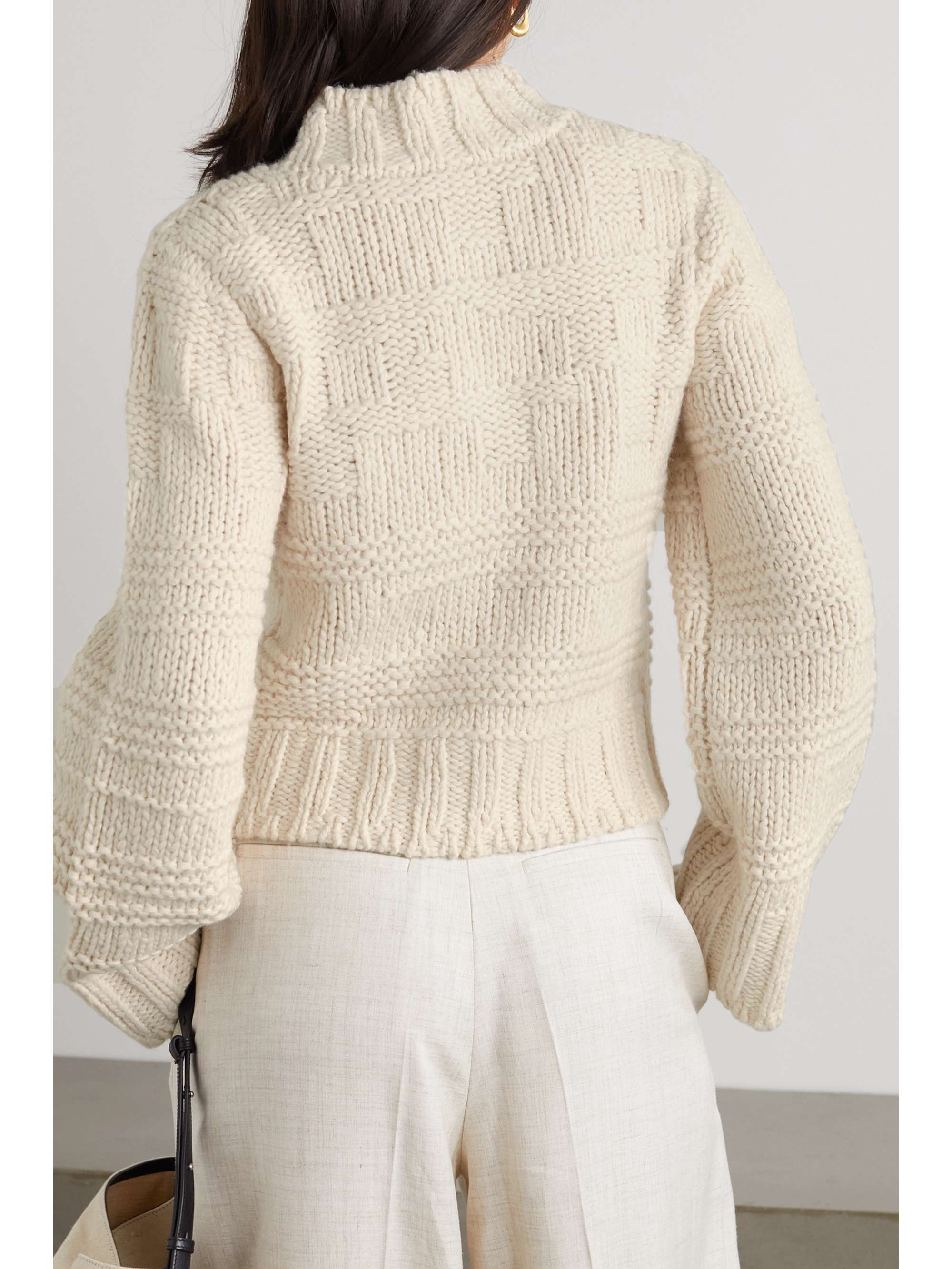 JOSEPH Merino wool, cotton and alpaca-blend sweater | NET-A-PORTER