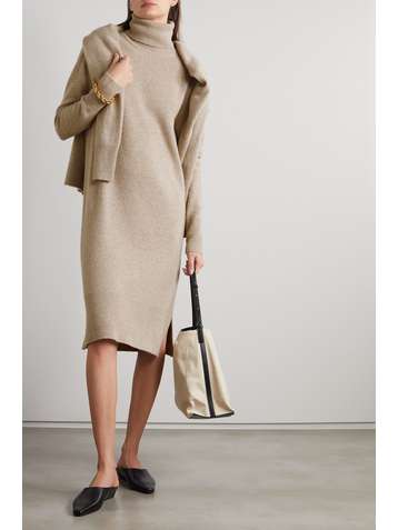 cashmere midi dress