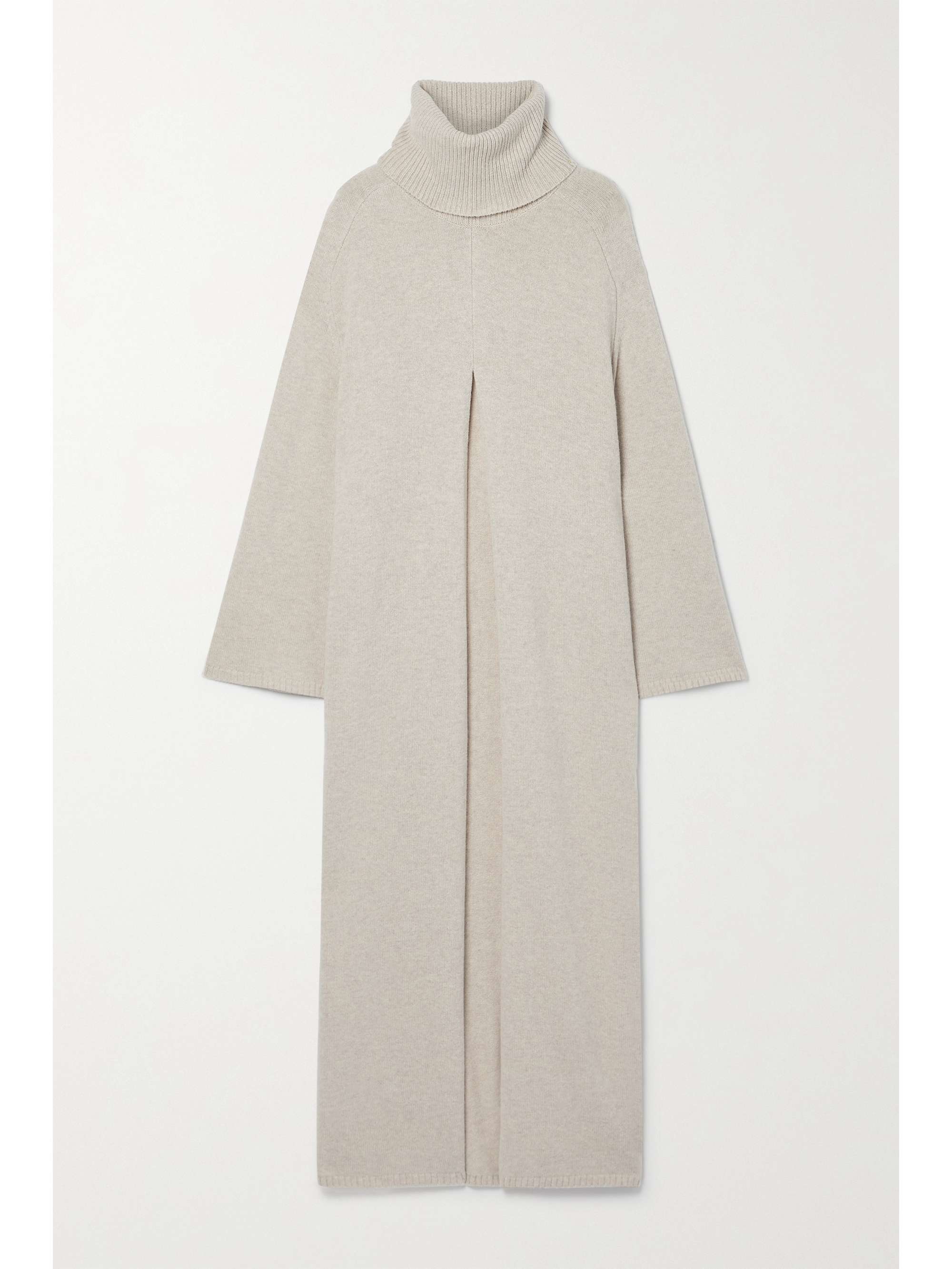 Beige Viviane merino wool turtleneck 