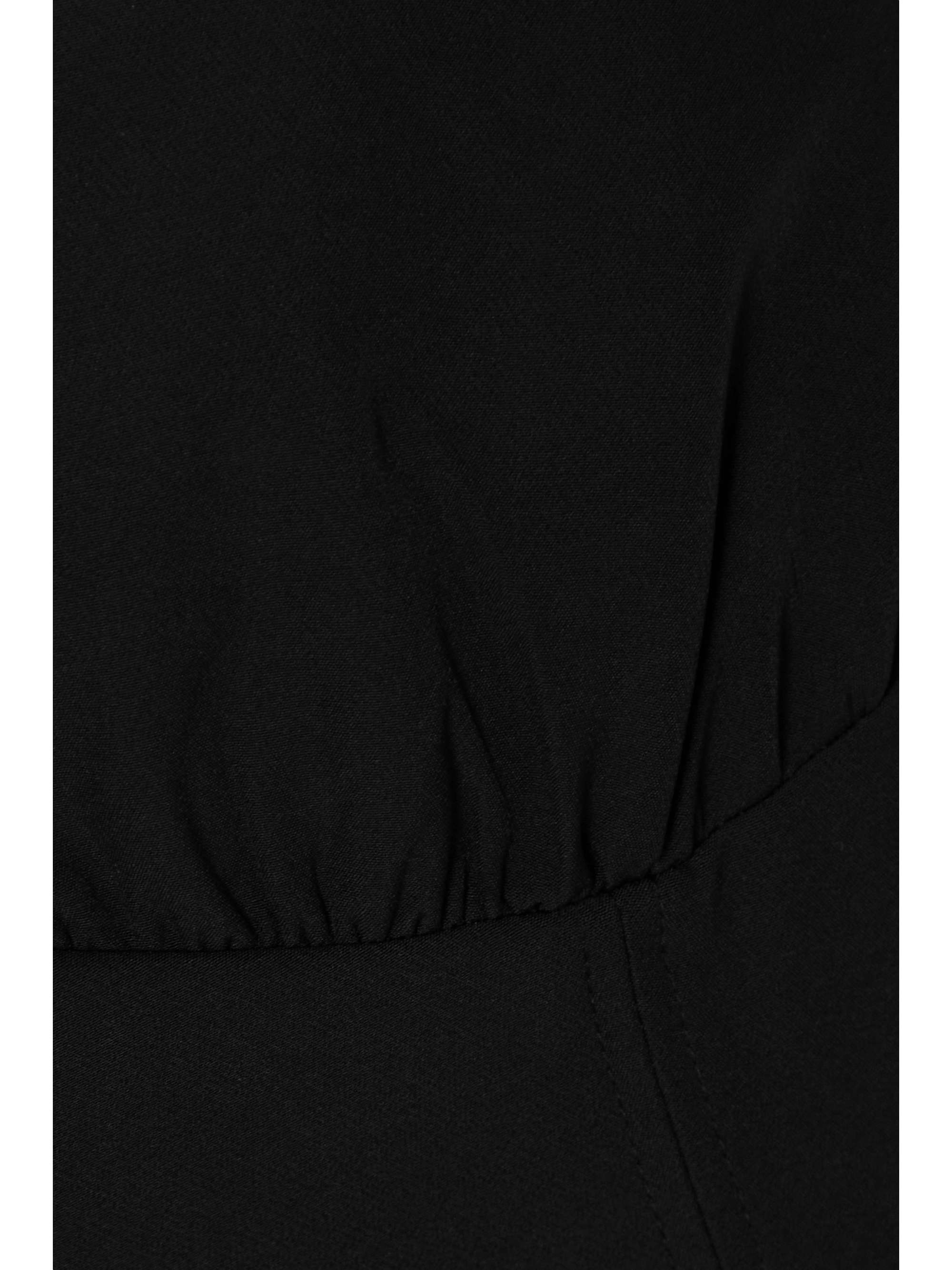 SALONI Halle-B crystal-embellished stretch-crepe midi dress