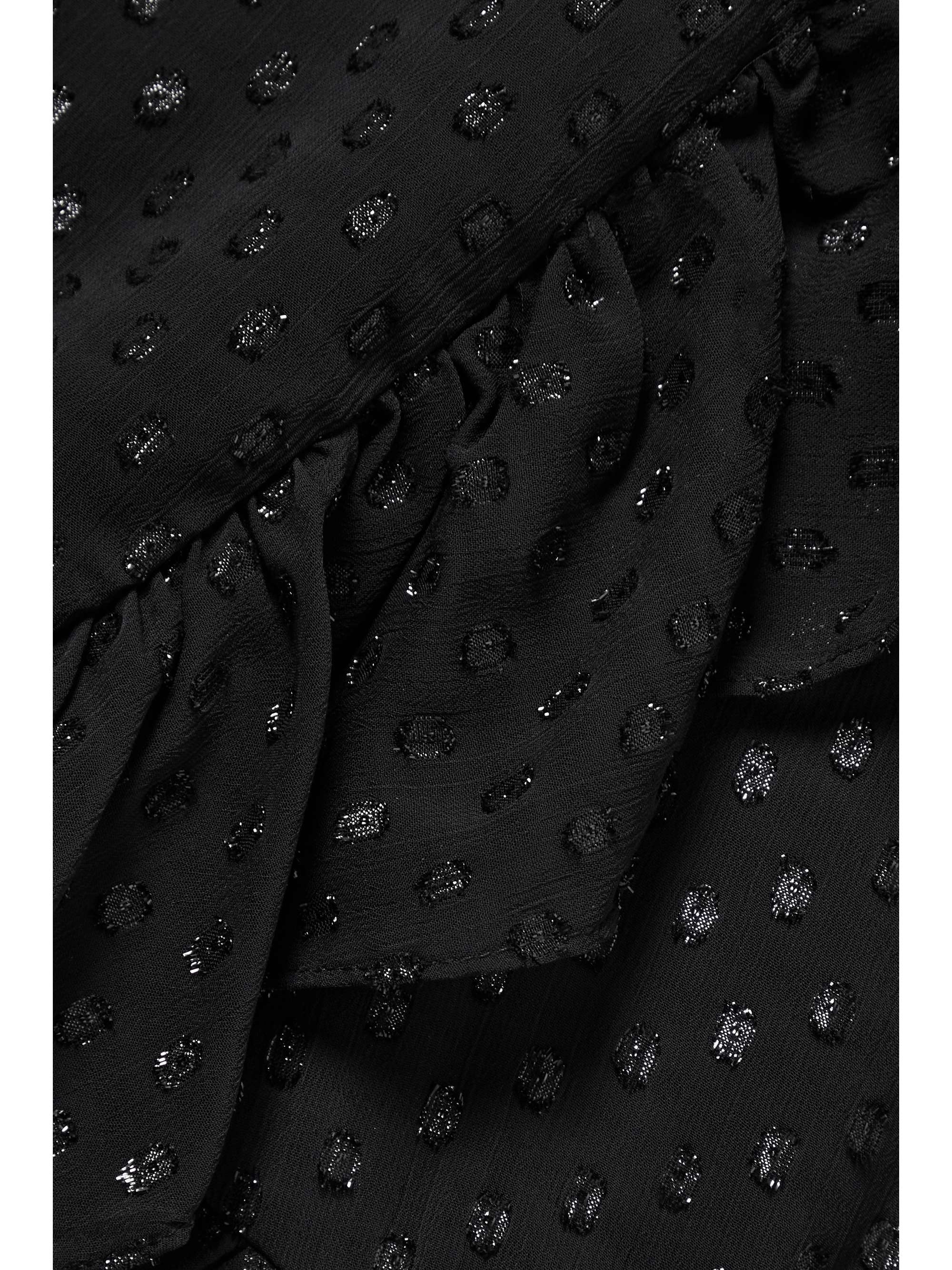 MICHAEL MICHAEL KORS Ruffled fil coupé georgette mini wrap dress