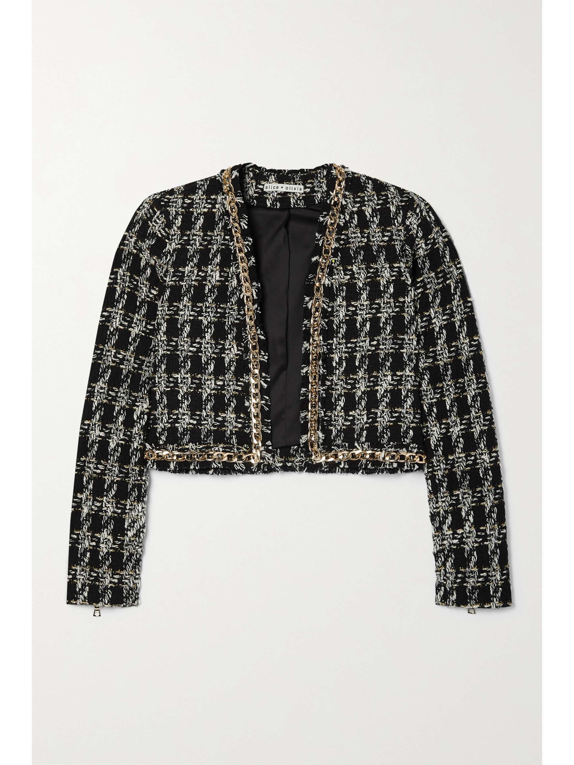 cropped tweed jacket