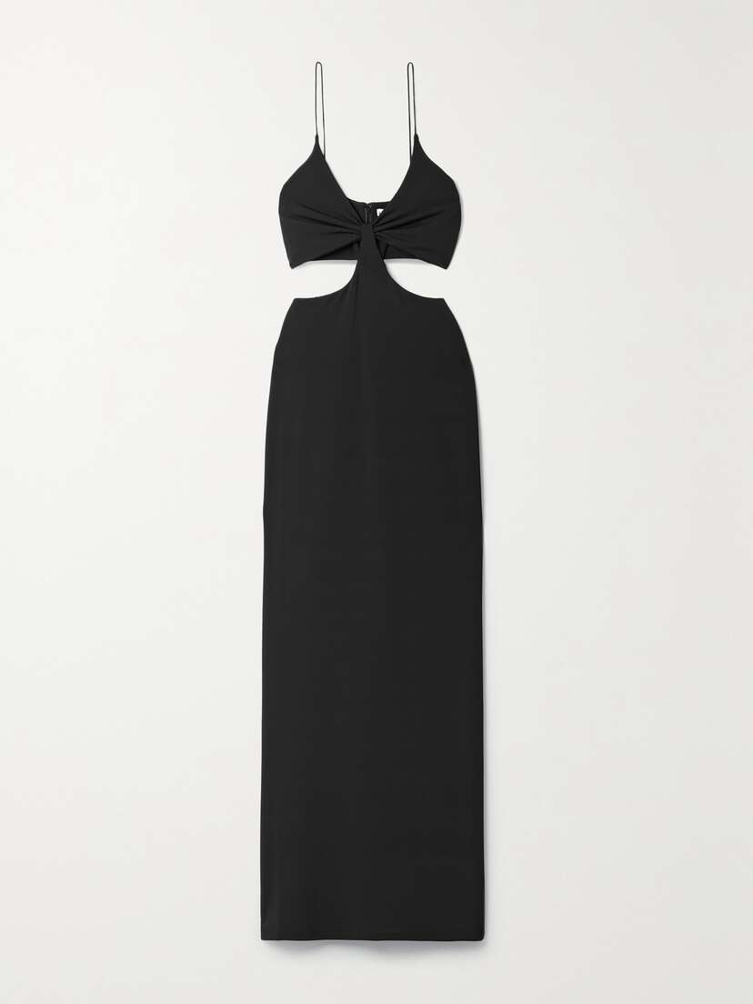 Alice + Olivia Havana Cutout Stretch-jersey Maxi Dress