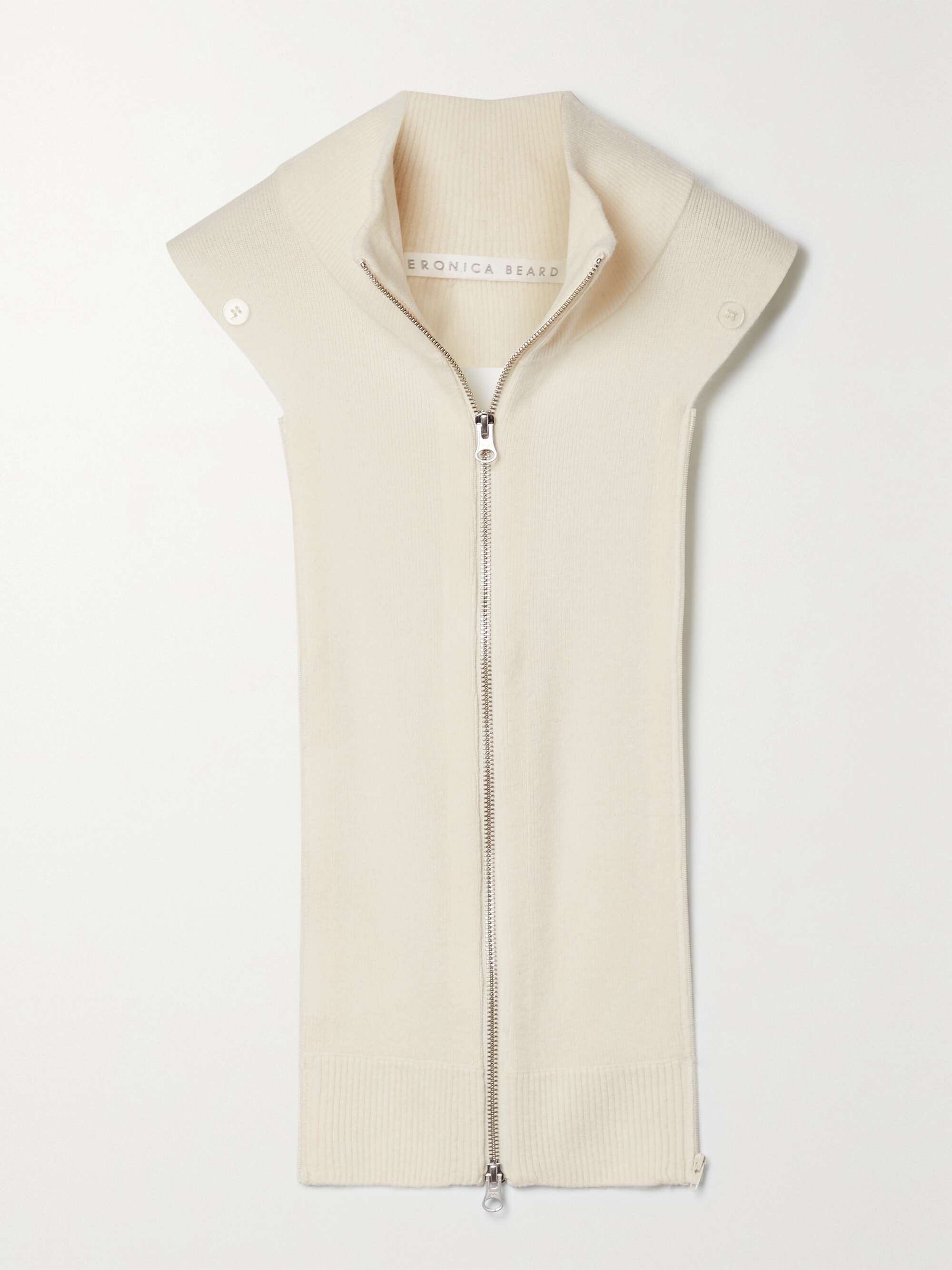 VERONICA BEARD Uptown wool and cashmere-blend dickey | NET-A-PORTER