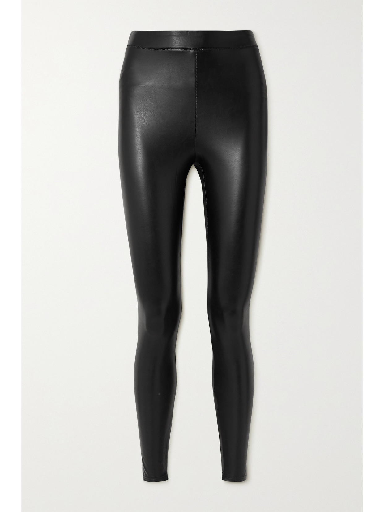 Michael Michael Kors Skinny-cut Faux Leather Trousers In Black
