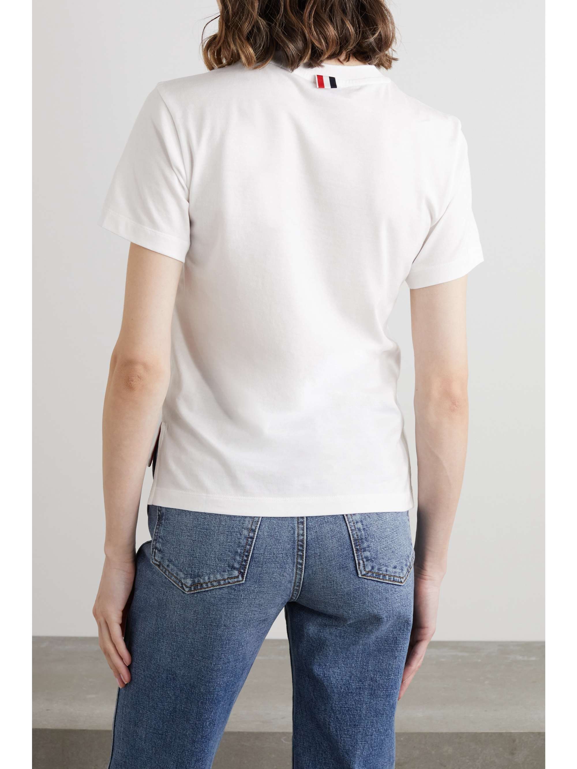 THOM BROWNE Cotton-jersey T-shirt