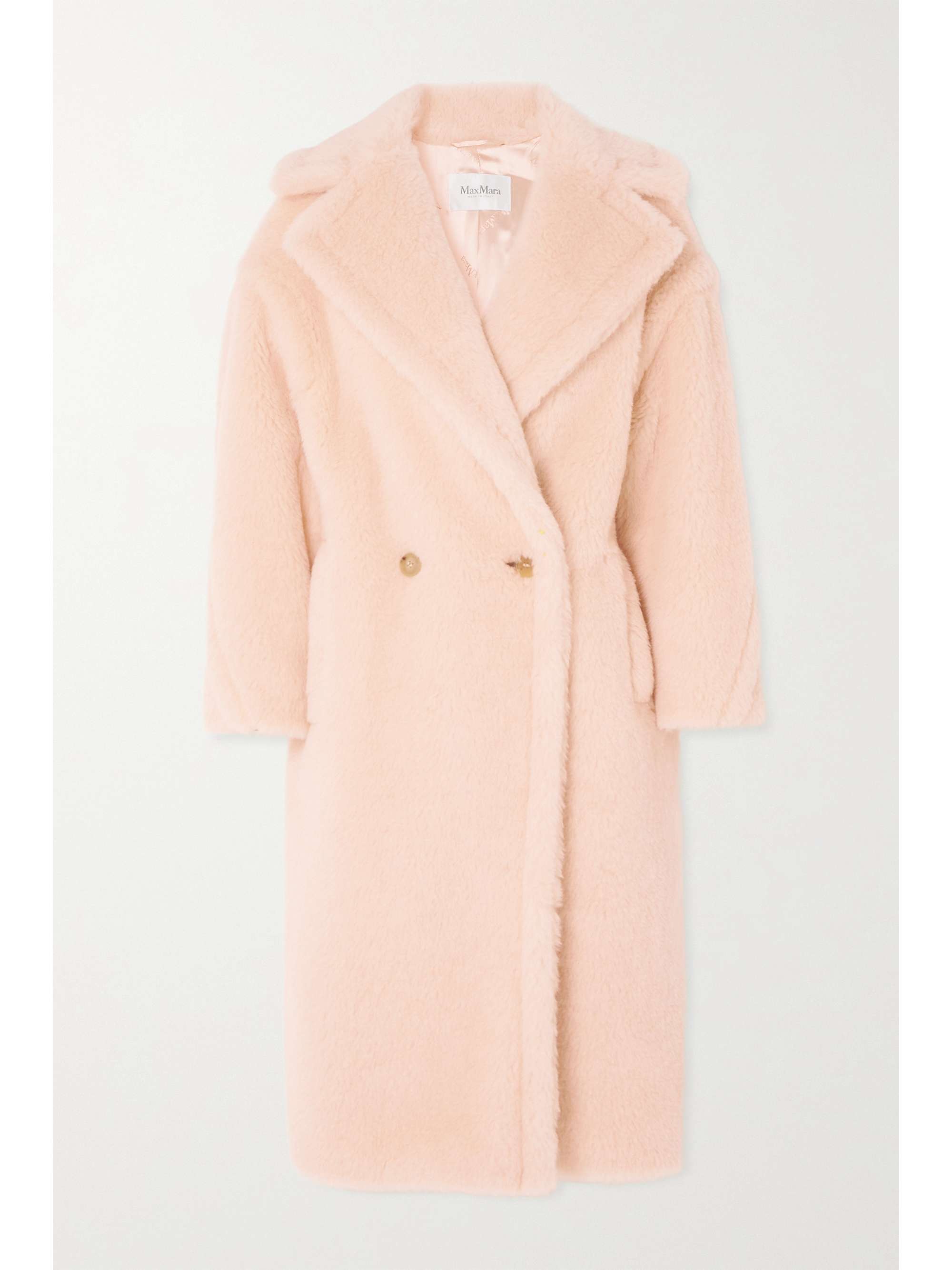 max mara pink wool coat