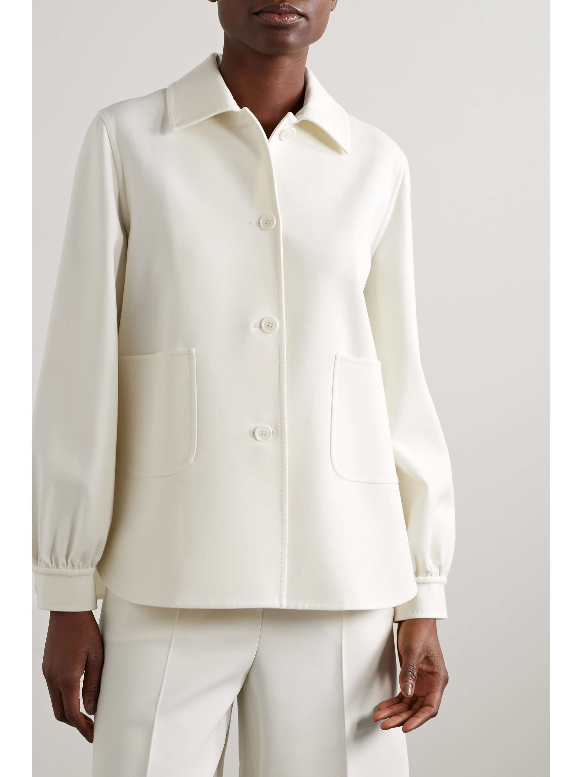 MAX MARA Farsa wool-blend canvas jacket