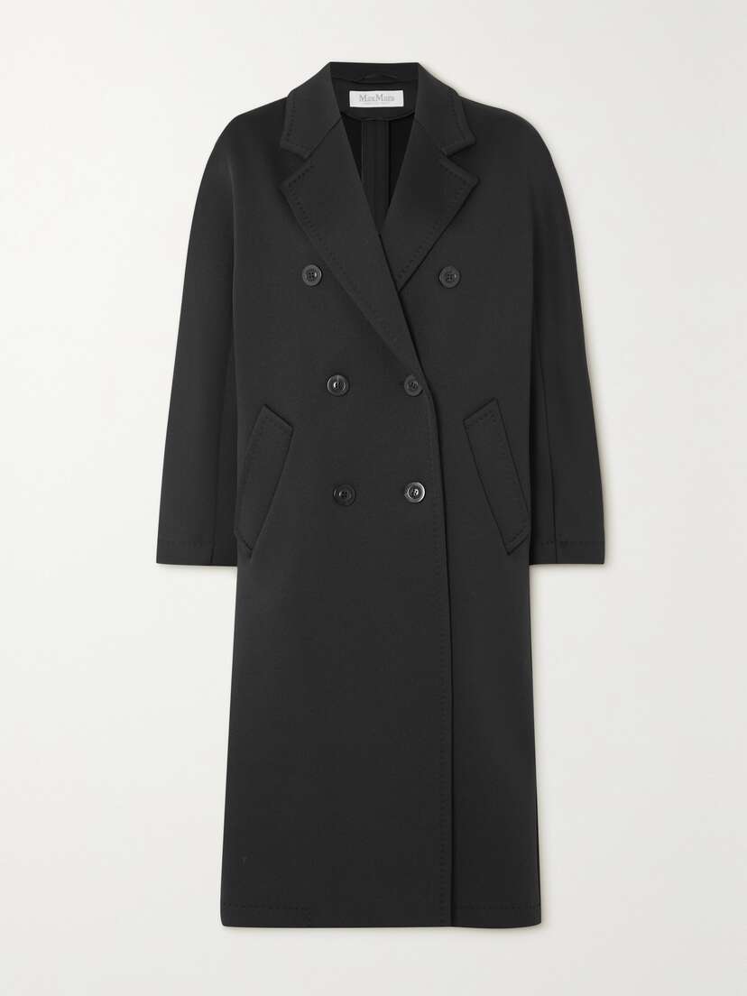 Max Mara Madame Double-breasted Woven Coat