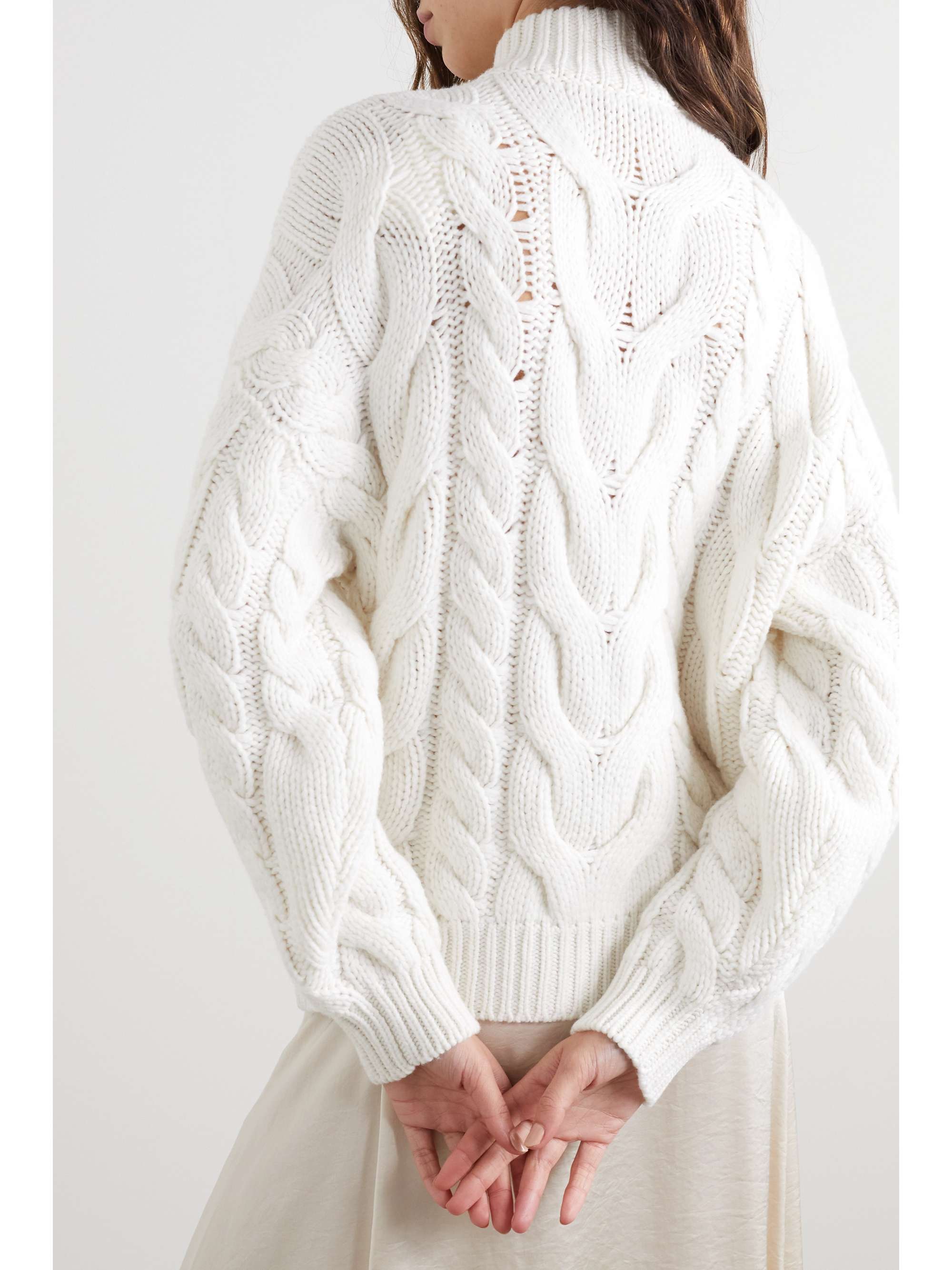 white embellished cardigan