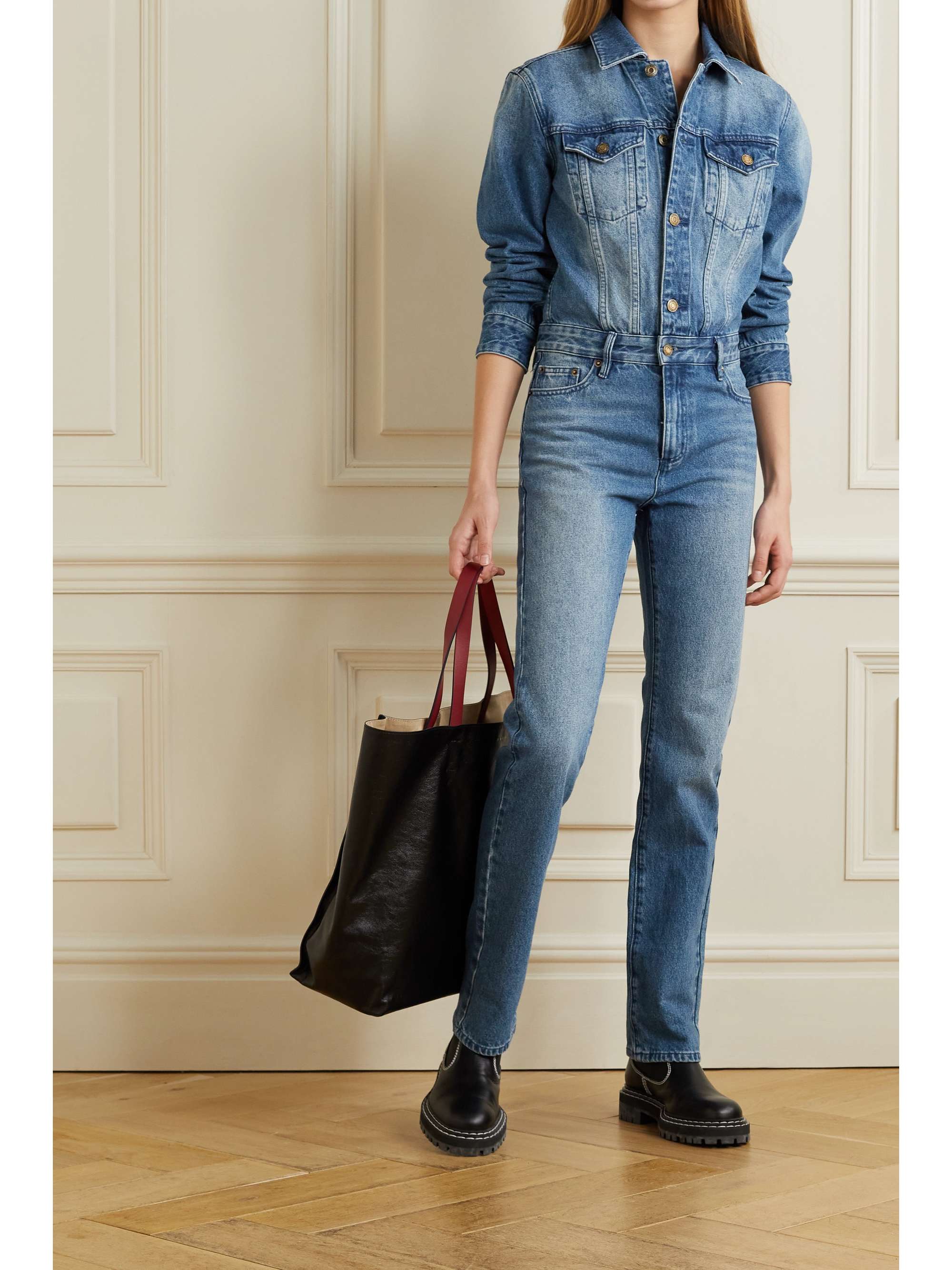 MICHAEL MICHAEL KORS Denim jumpsuit | NET-A-PORTER