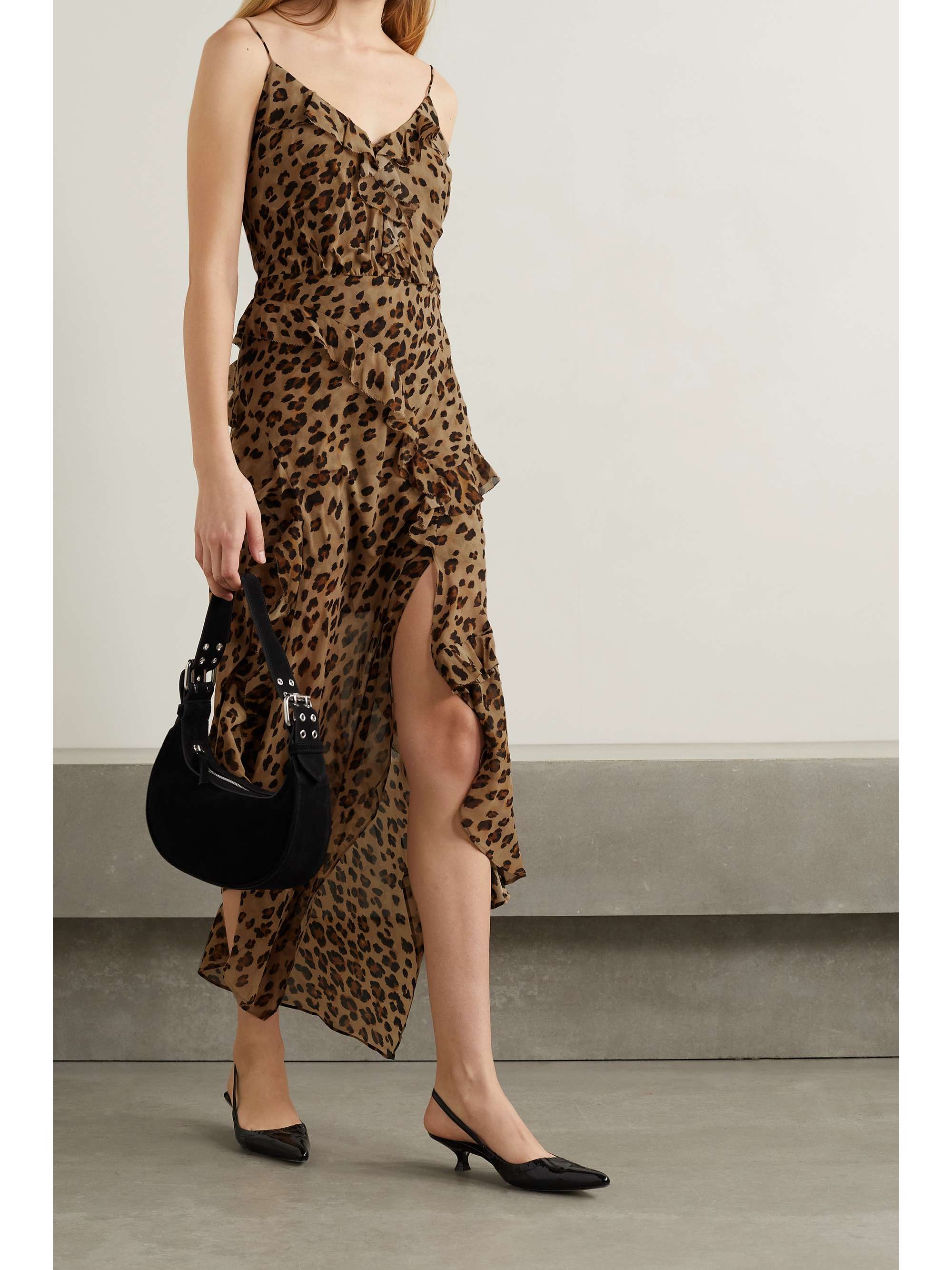 Veronica beard shop leopard dress