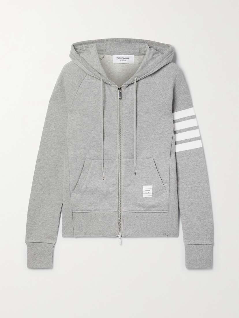Thom Browne Striped Cotton-jersey Hoodie