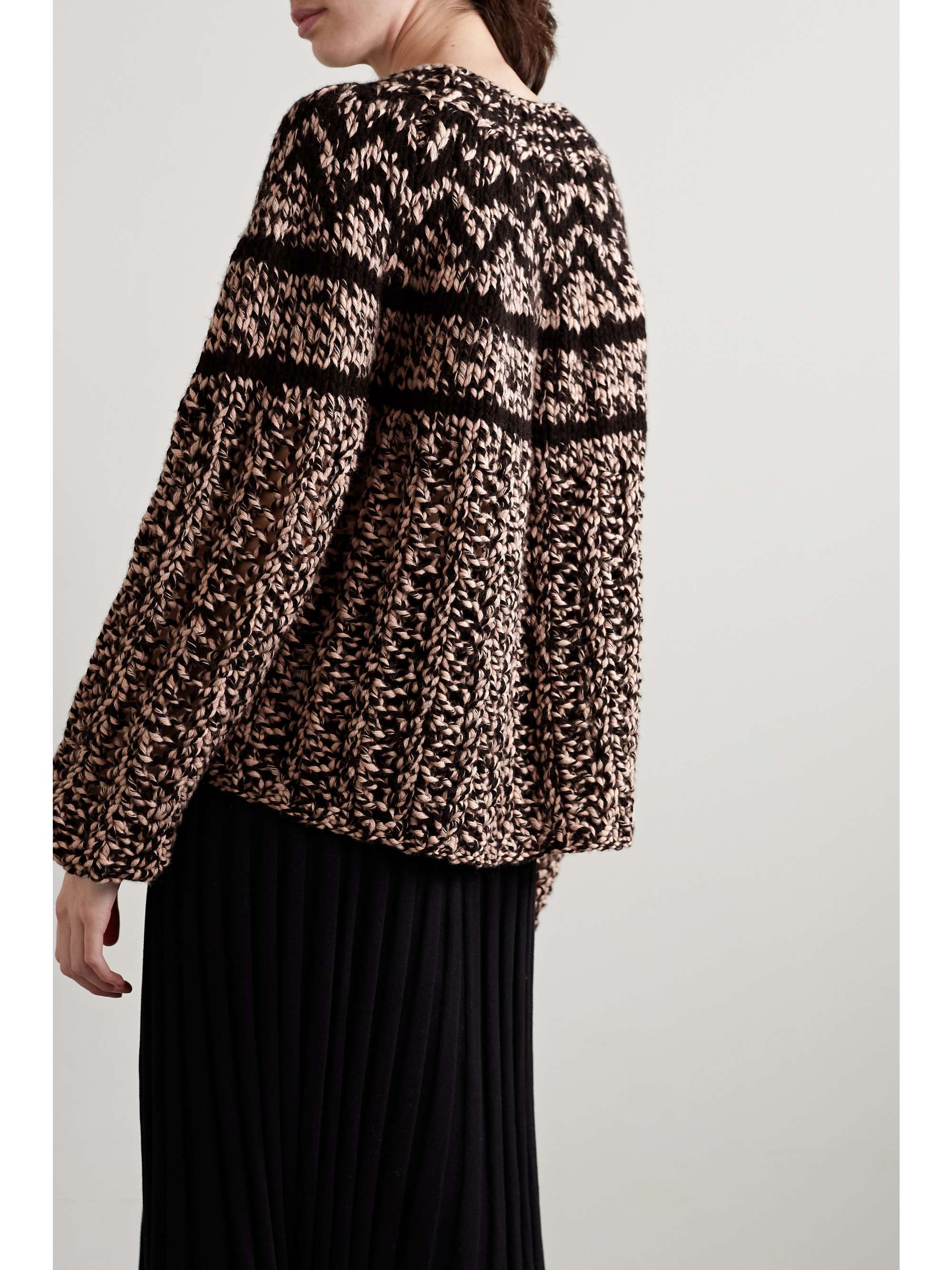 THEORY Jacquard-knit sweater