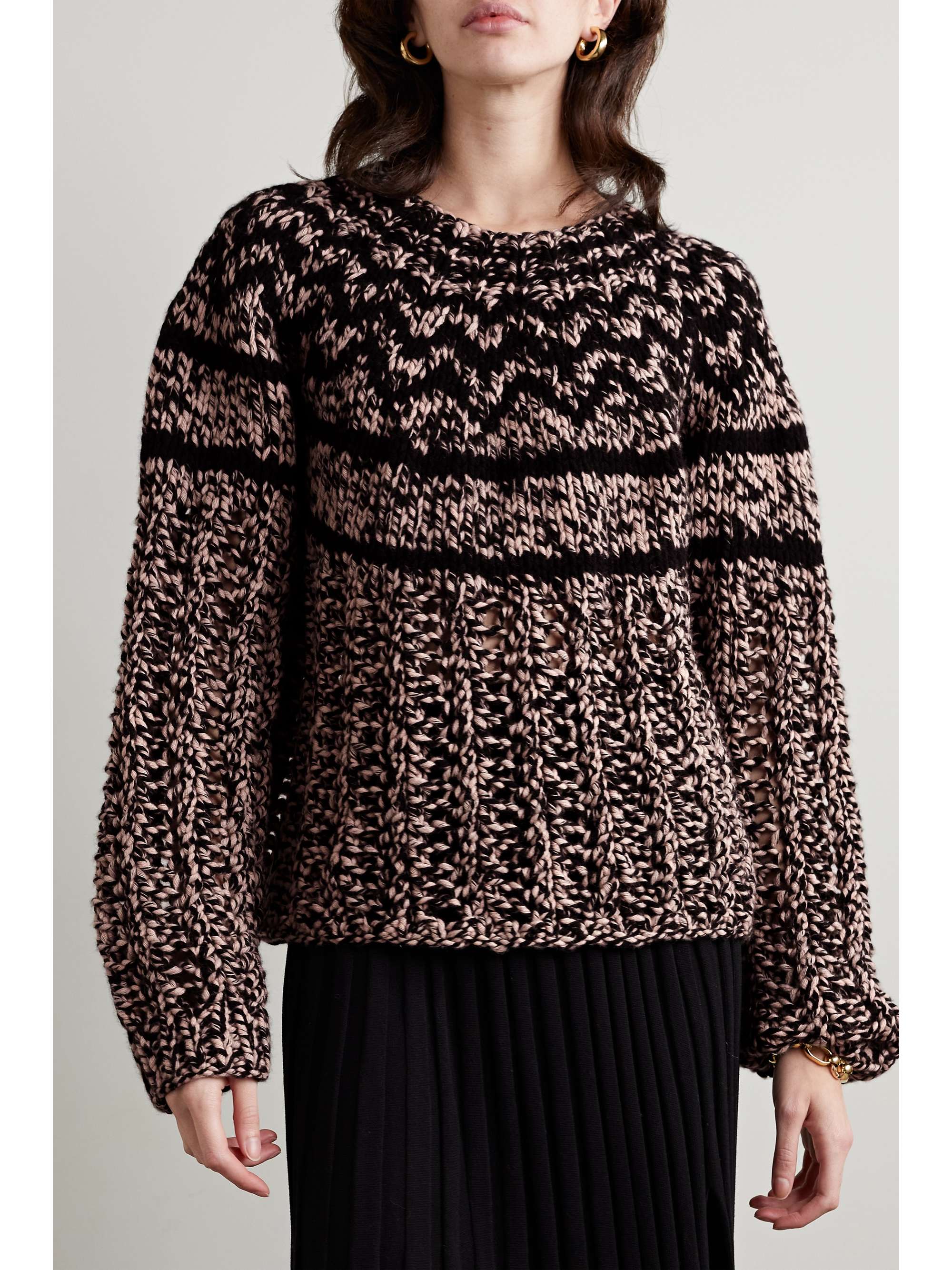 THEORY Jacquard-knit sweater