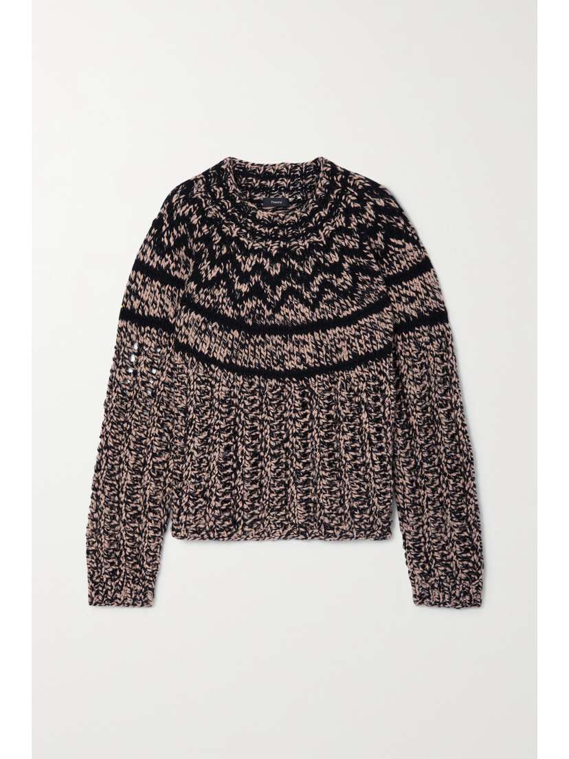 Theory Jacquard-knit Sweater