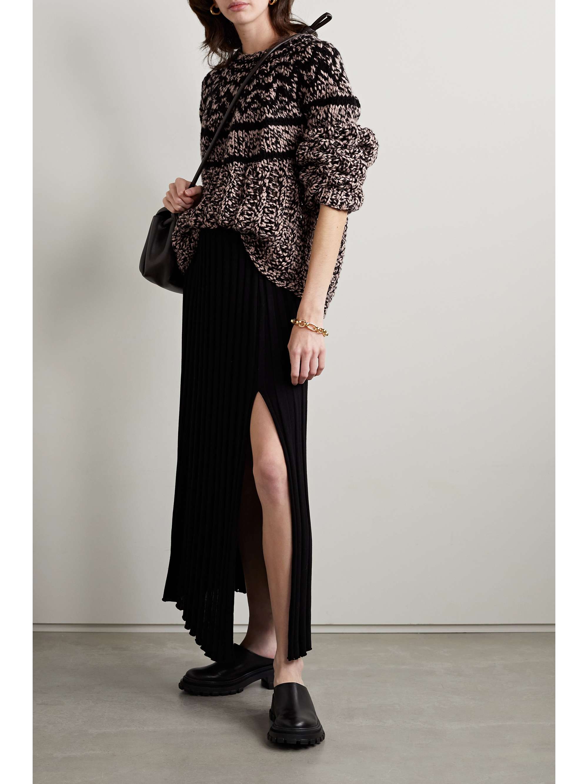 THEORY Jacquard-knit sweater