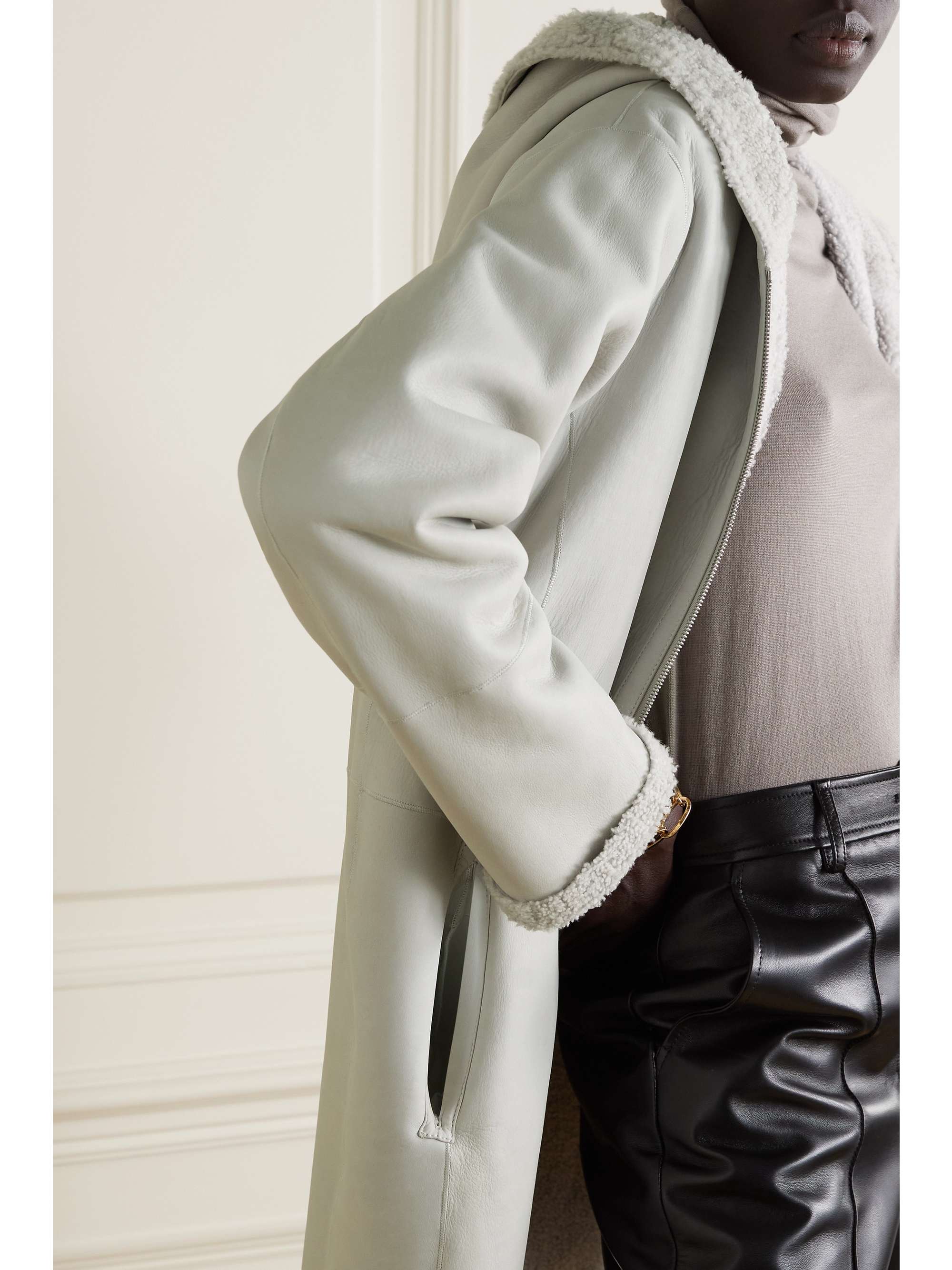 UTZON Josefina shearling hoodie
