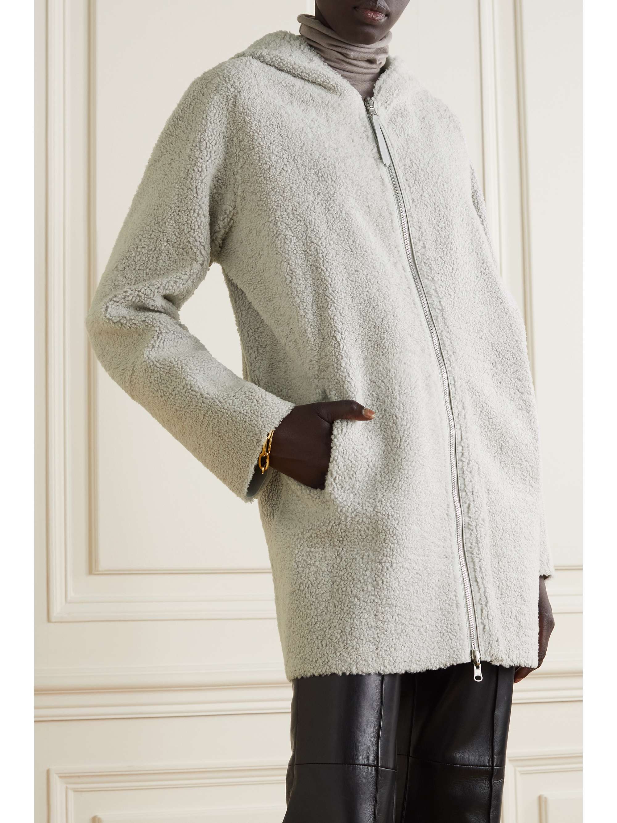 UTZON Josefina shearling hoodie