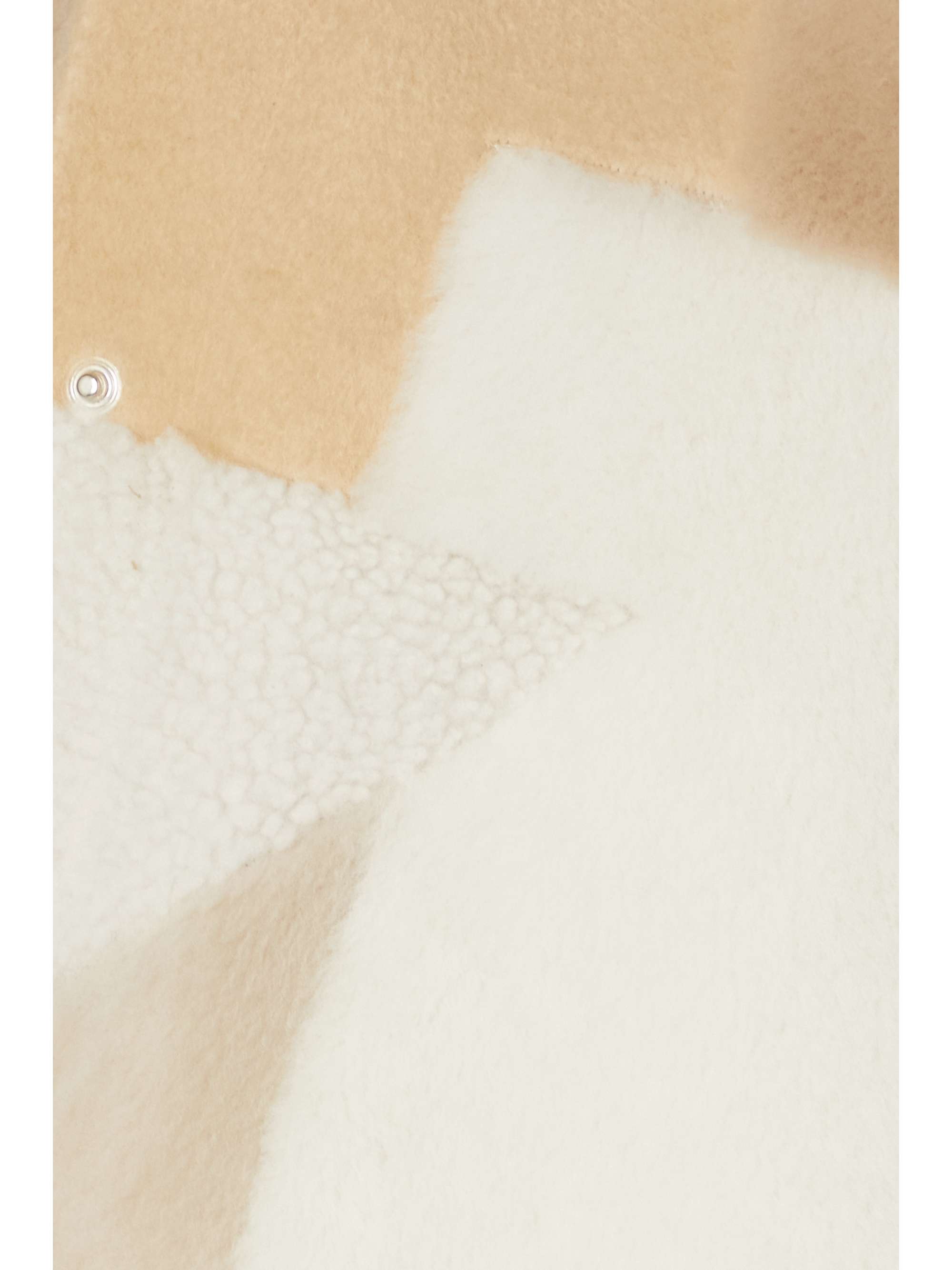 UTZON Violet patchwork shearling cape