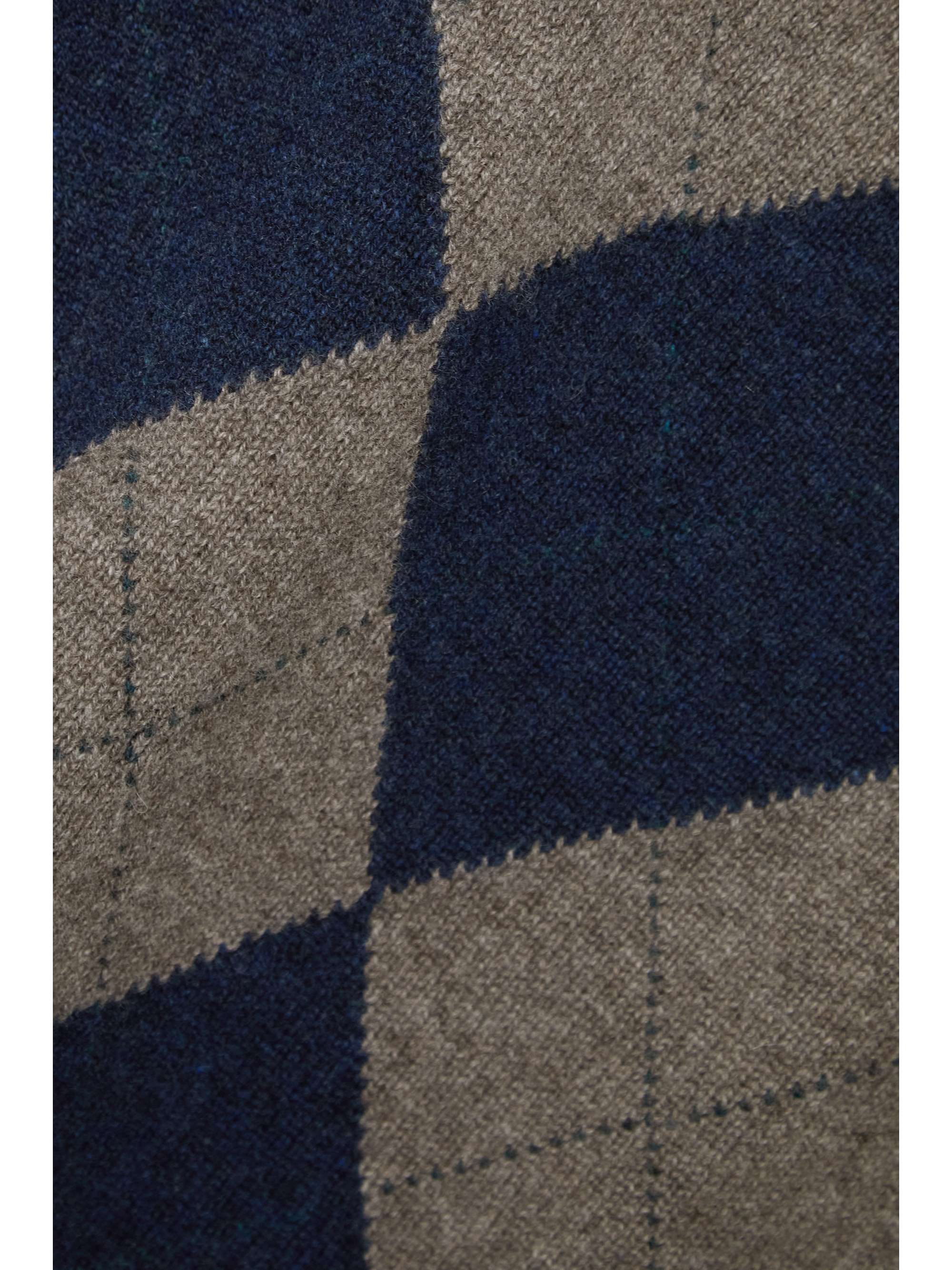 PURDEY Argyle cashmere vest
