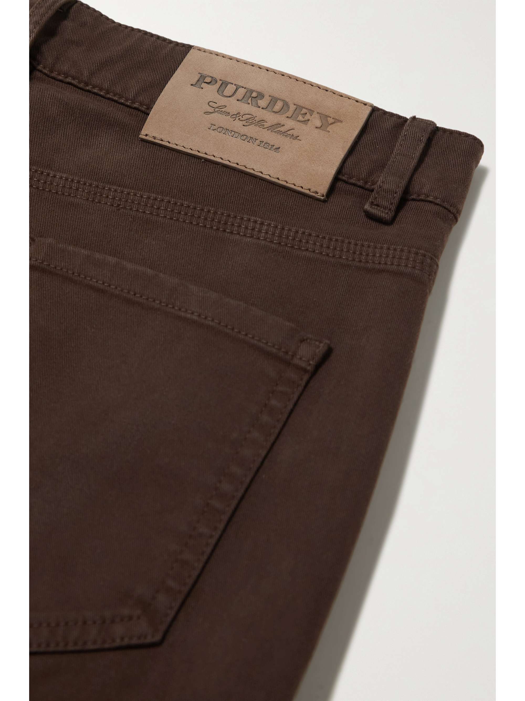 PURDEY Mid-rise slim-leg jeans