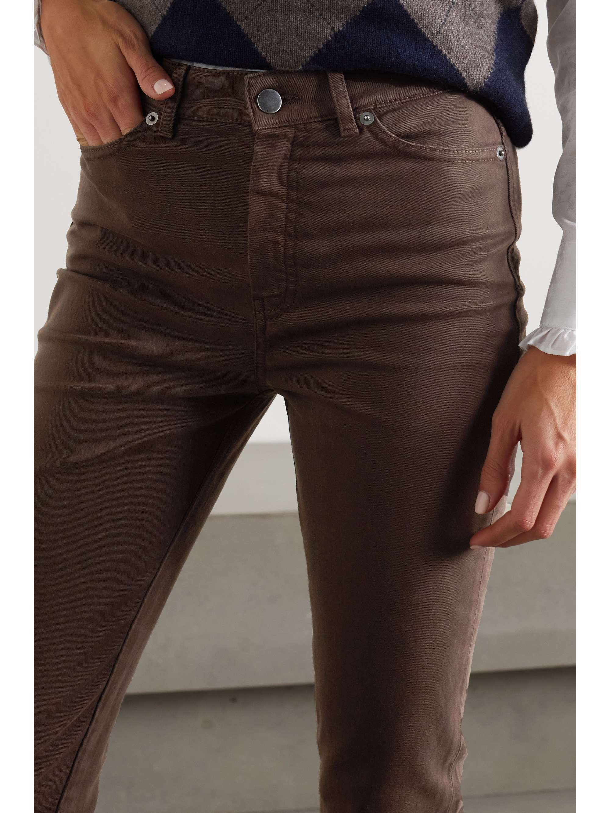 PURDEY Mid-rise slim-leg jeans