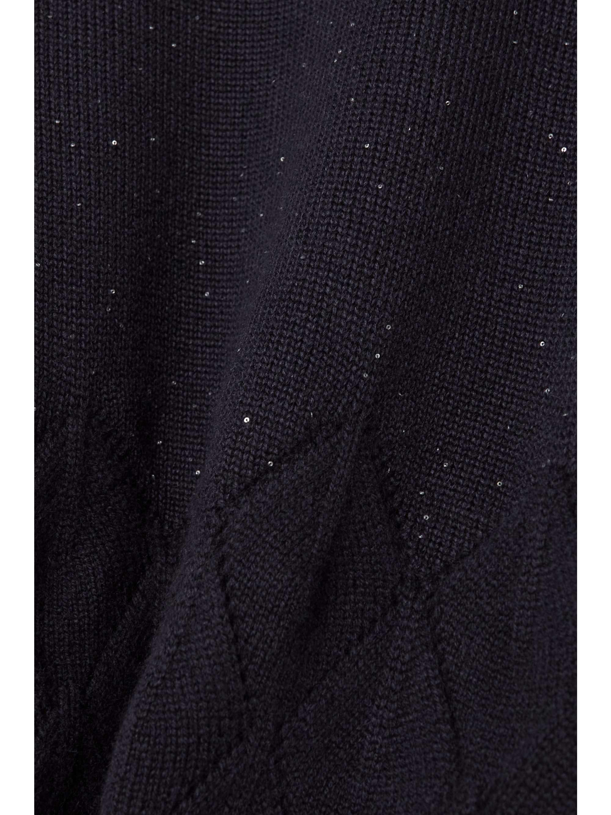 LORO PIANA Stella Alpina Rollkragenpullover aus einer Kaschmirmischung mit Pailletten