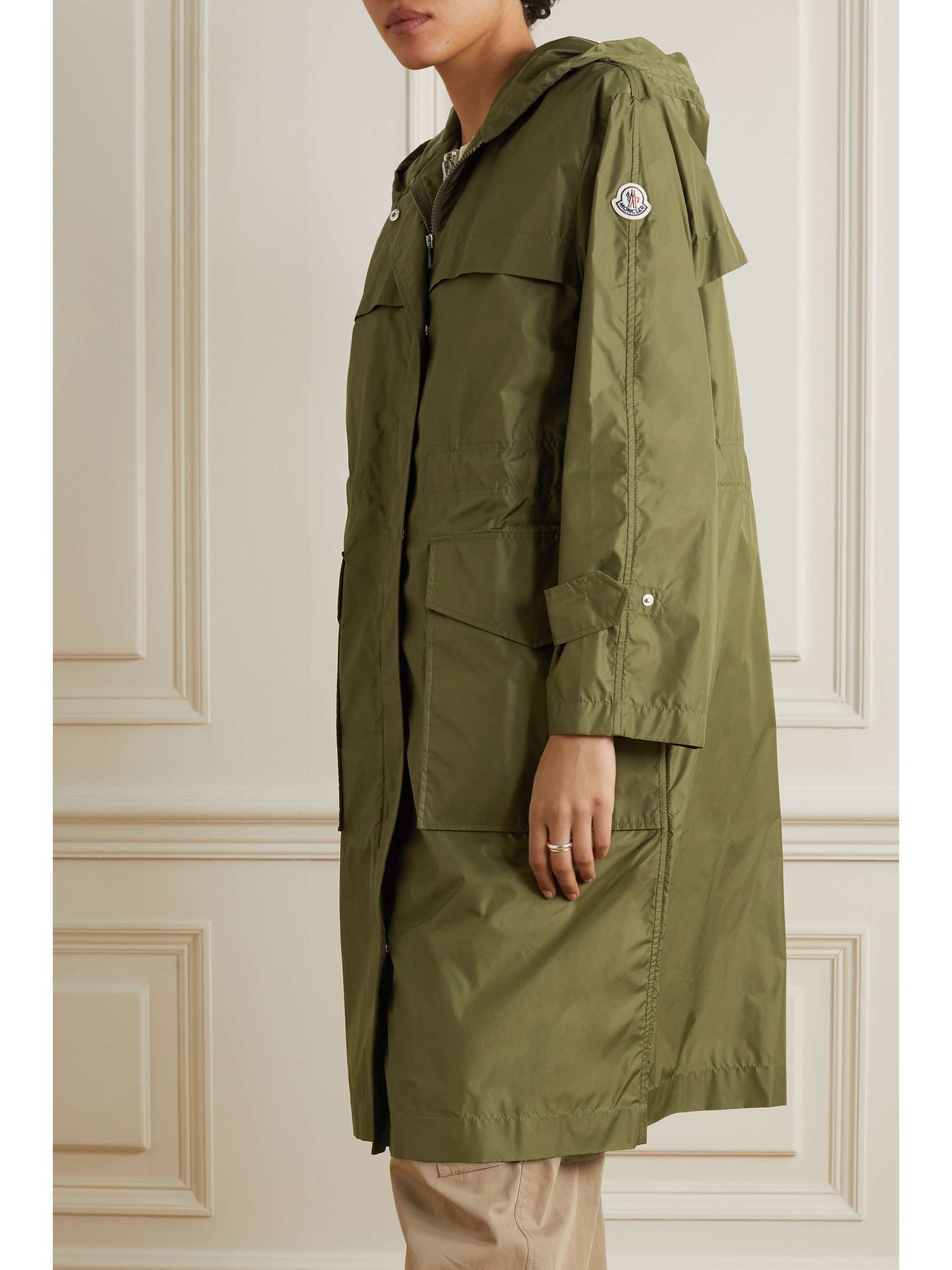 MONCLER Hiengu hooded shell coat