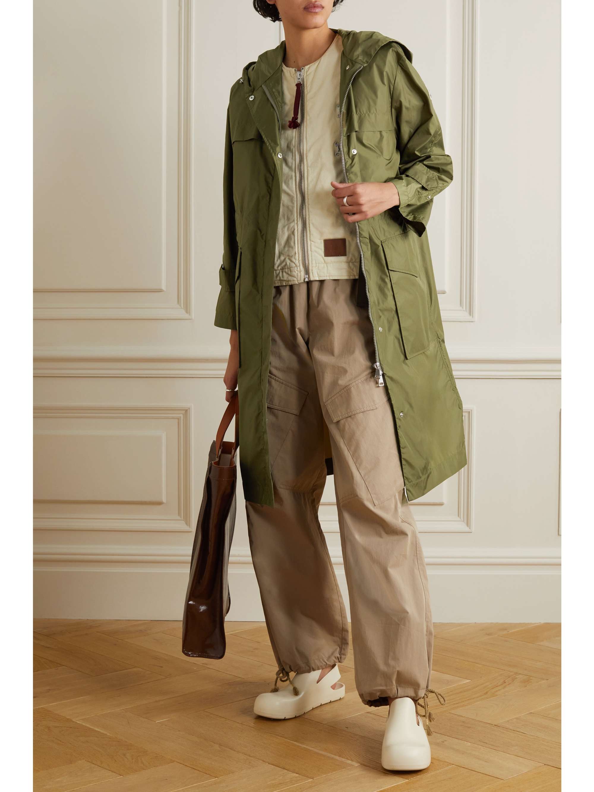 MONCLER Hiengu hooded shell coat