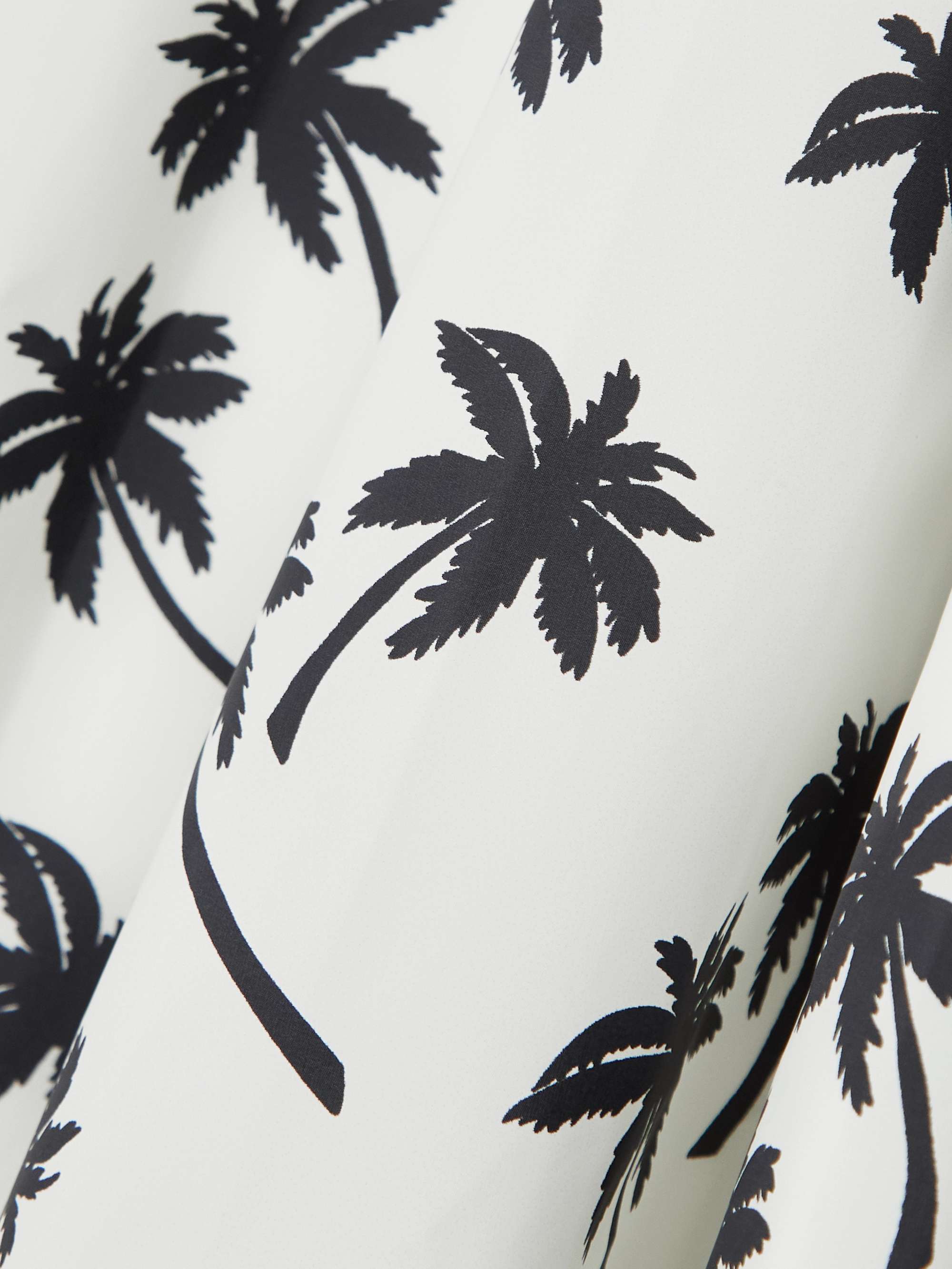 MONCLER Belted pleated printed shell skirt