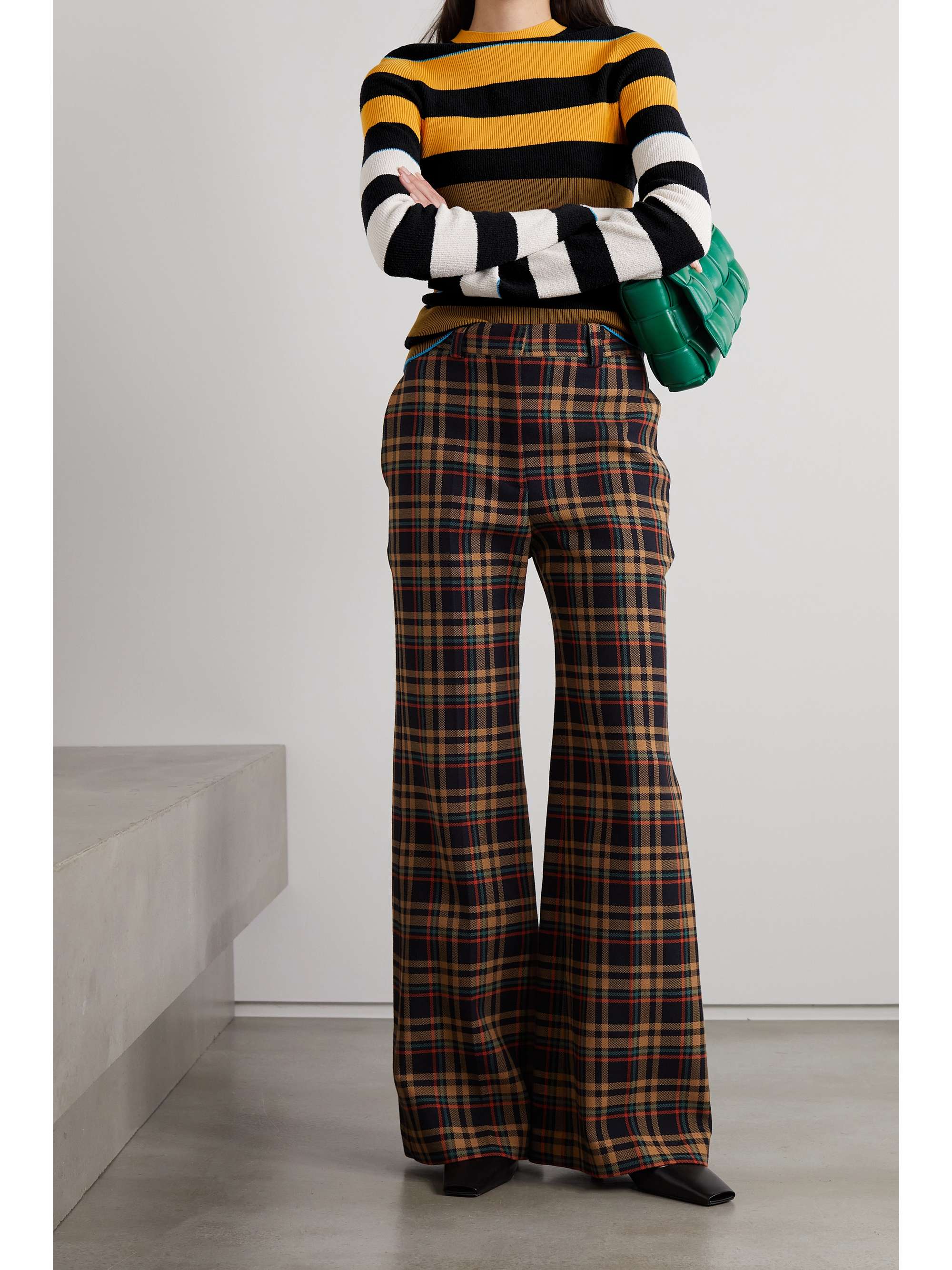 victoria beckham striped sweater