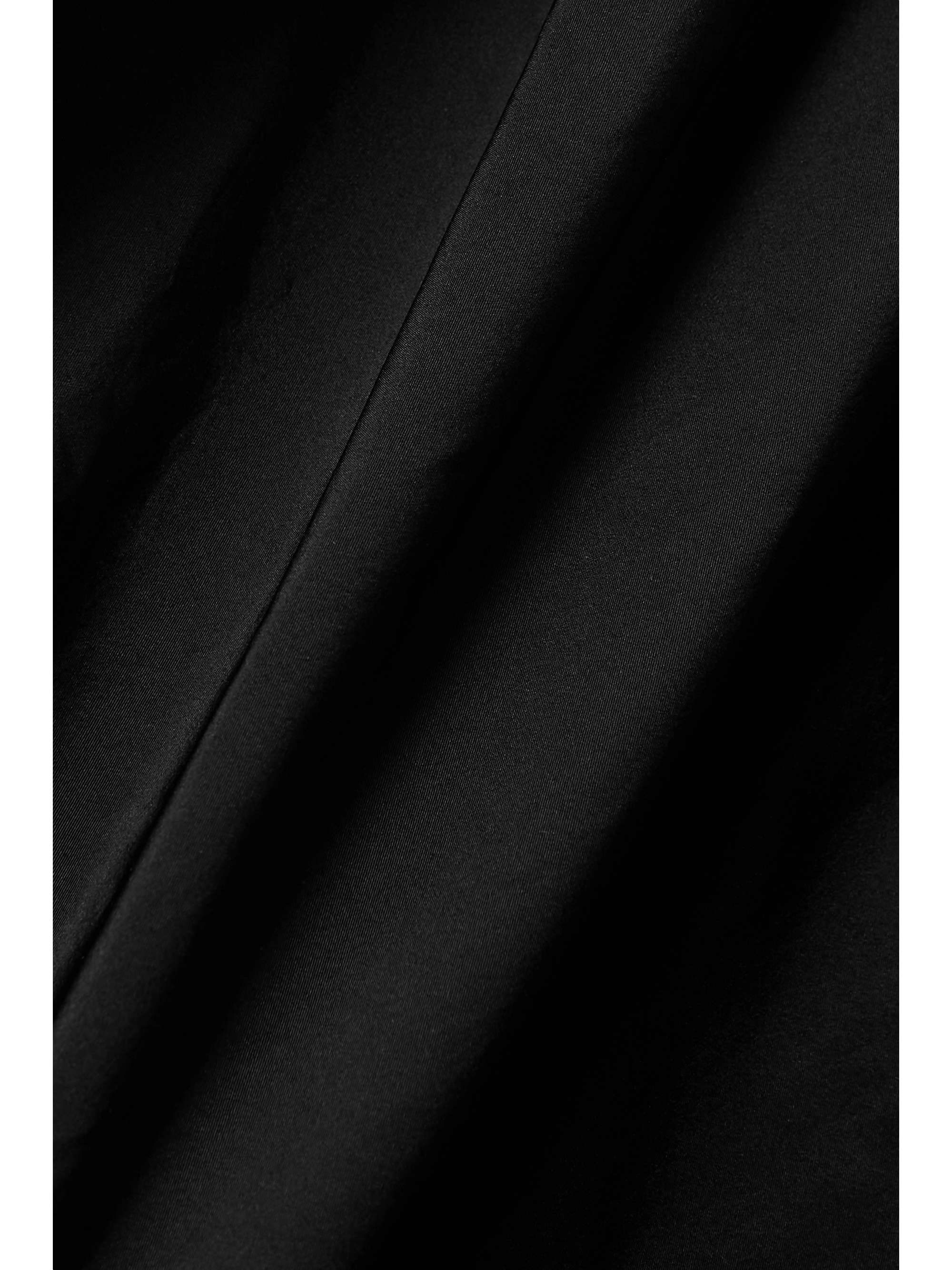 MONCLER Pleated taffeta mini dress