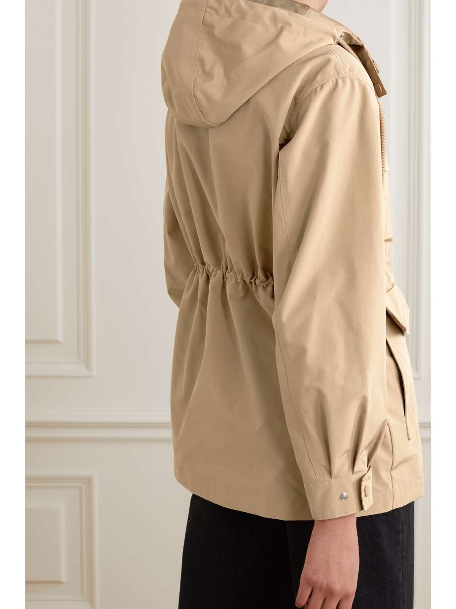 MONCLER Treberon hooded canvas jacket NETAPORTER US