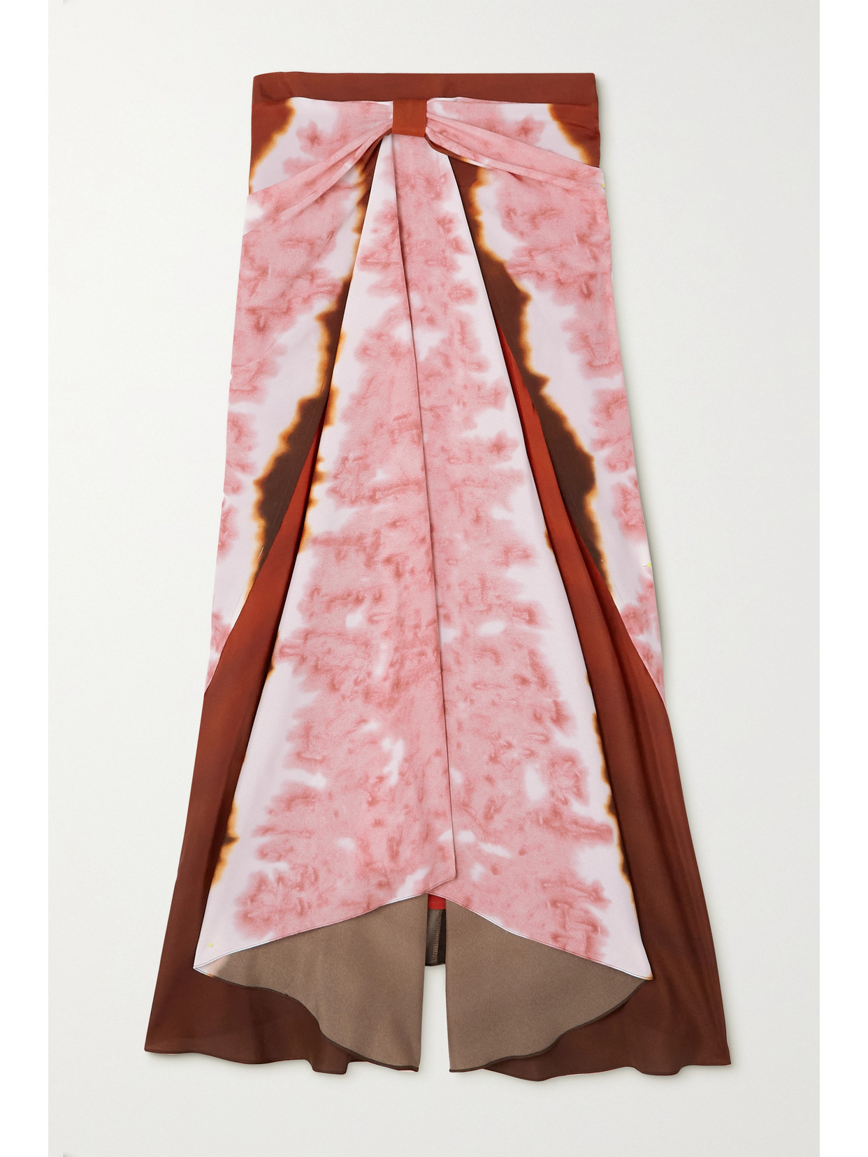 Kalliope Draped Tie-Dyed Midi