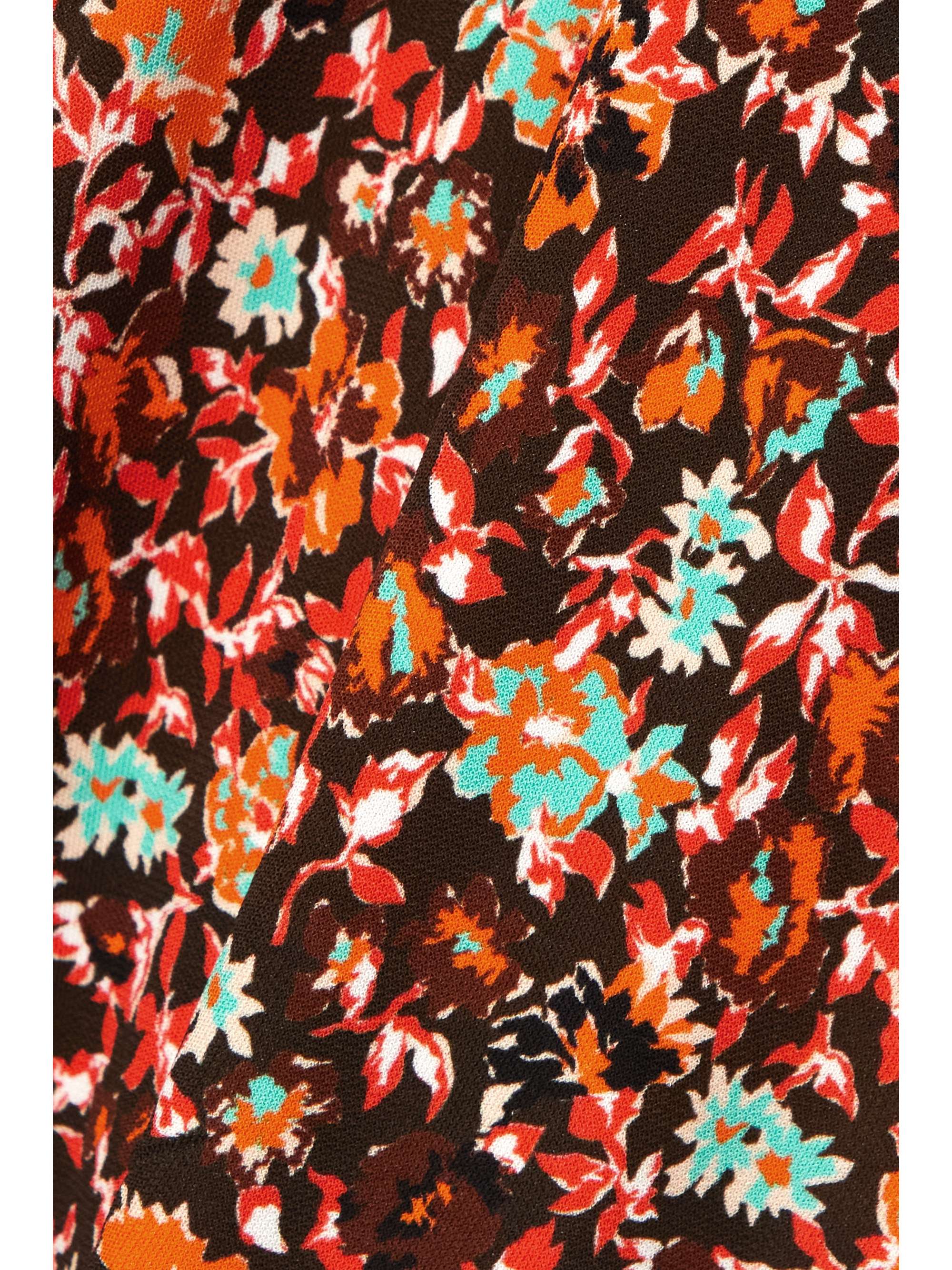 VICTORIA BECKHAM Floral-print jersey turtleneck top