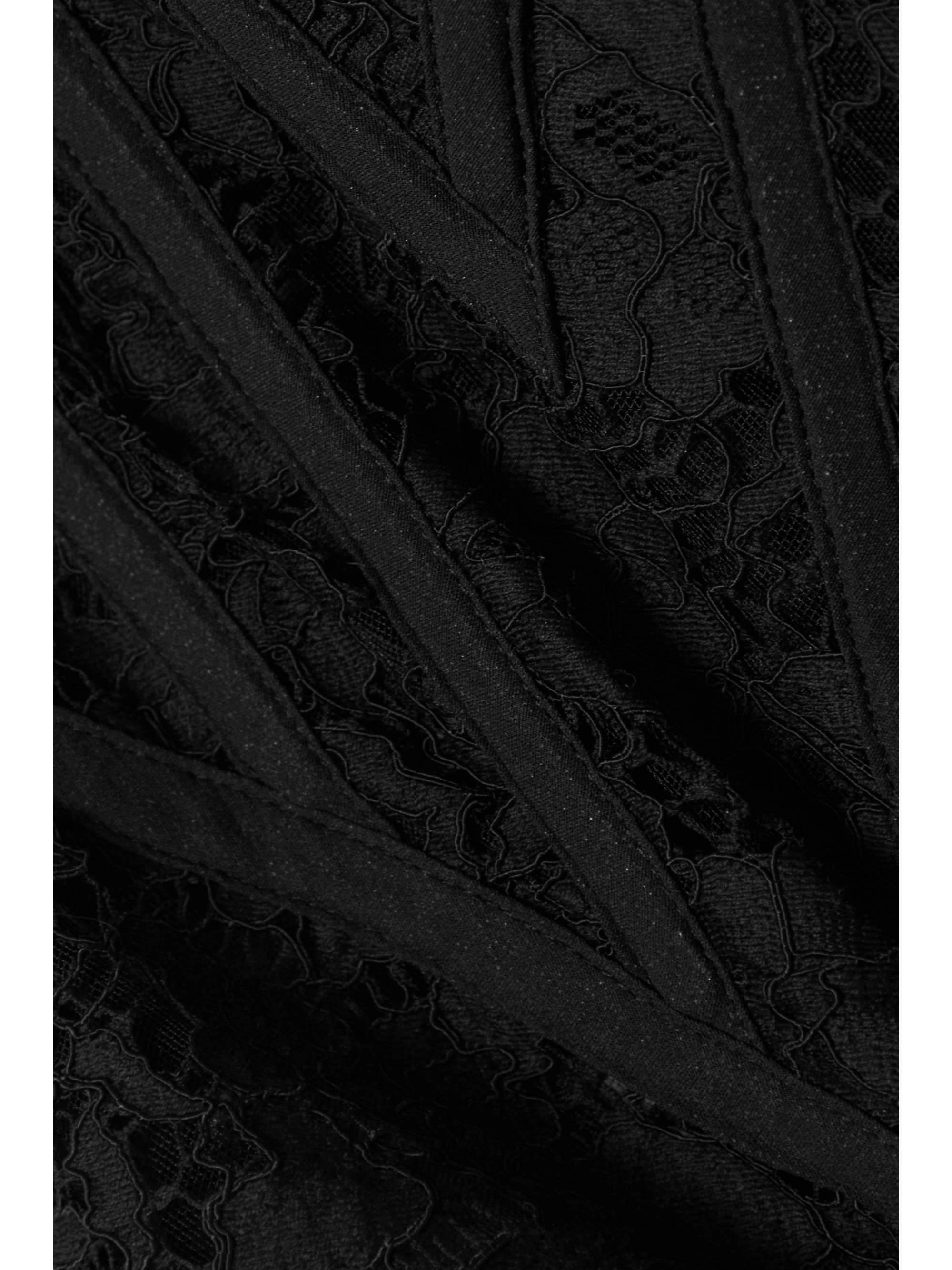 DOLCE & GABBANA Strapless corded lace bustier top